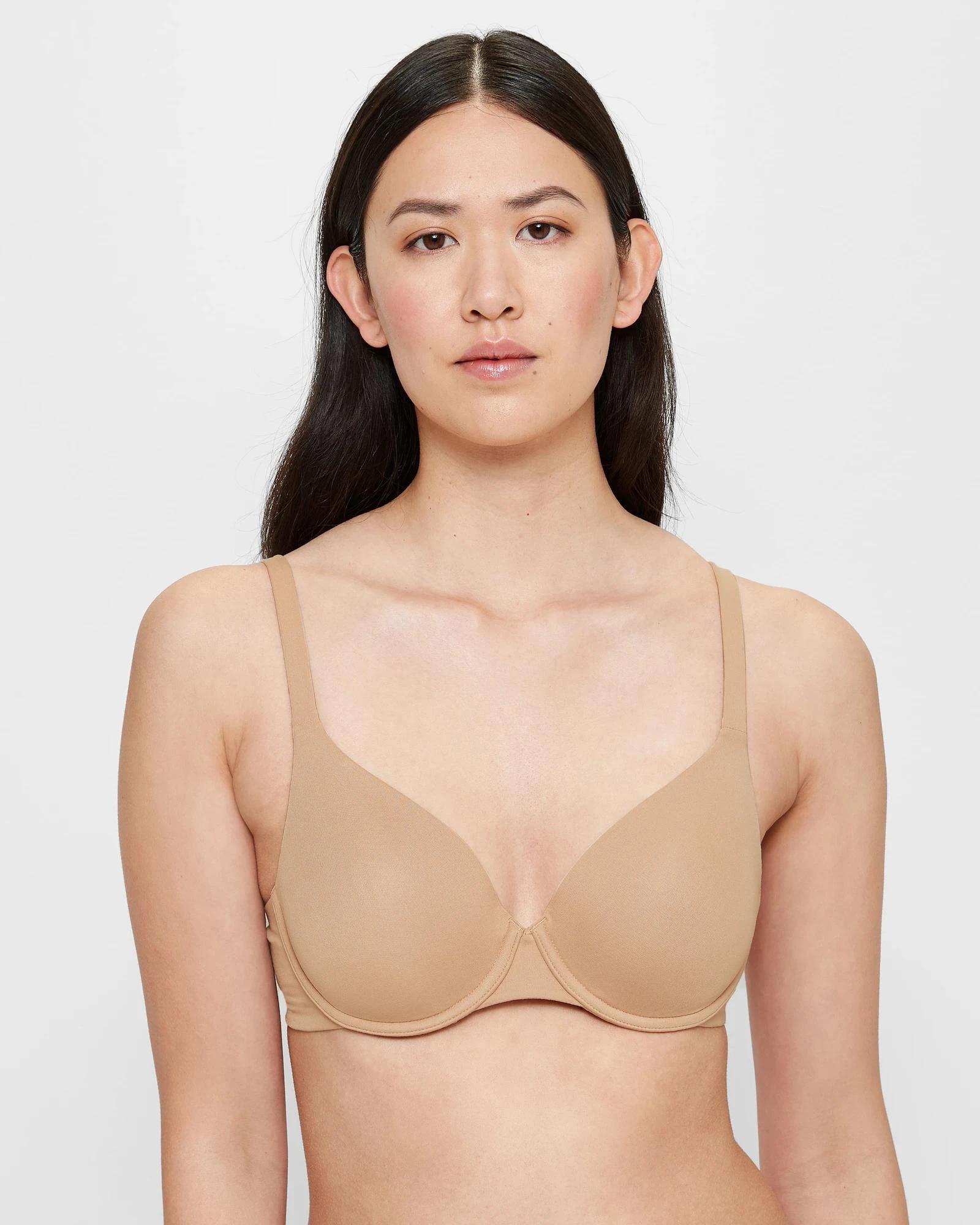 1 Target Kerry Soft Comfort T-Shirt Bra LATTE, 1 of 3