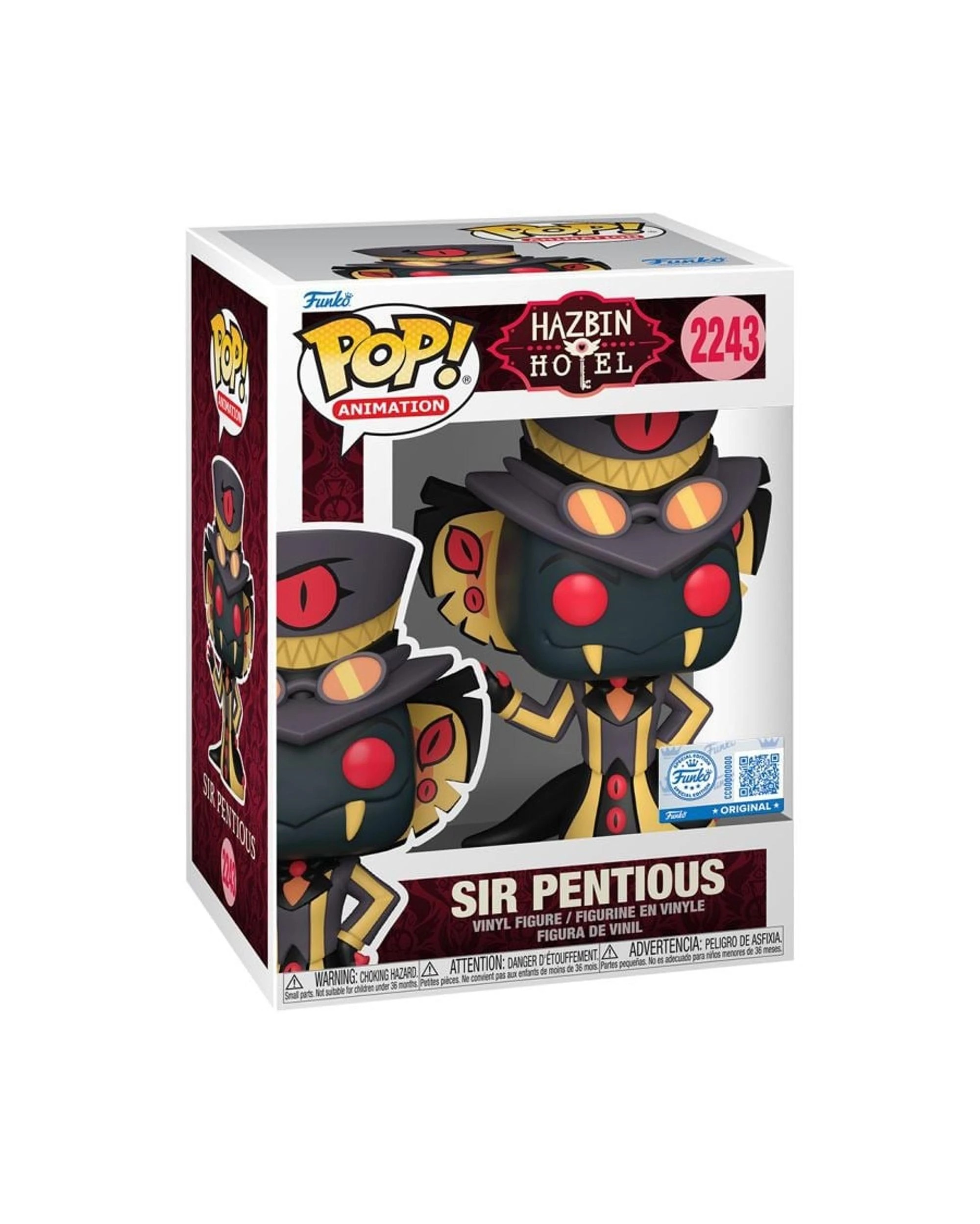 3 Hazbin Hotel Sir Pentious US Exclusive Funko POP! Vinyl, 3 of 6
