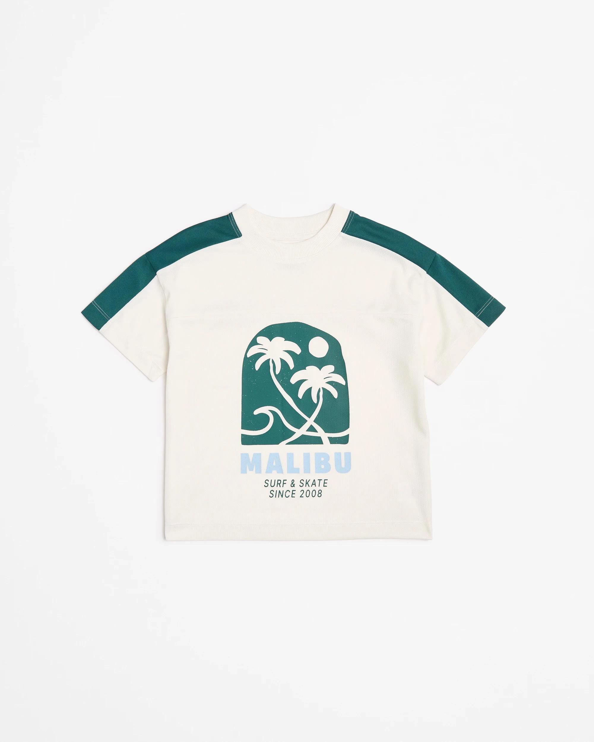 4 Target Spliced Sport Oversized T-shirt MALIBU, 4 of 5