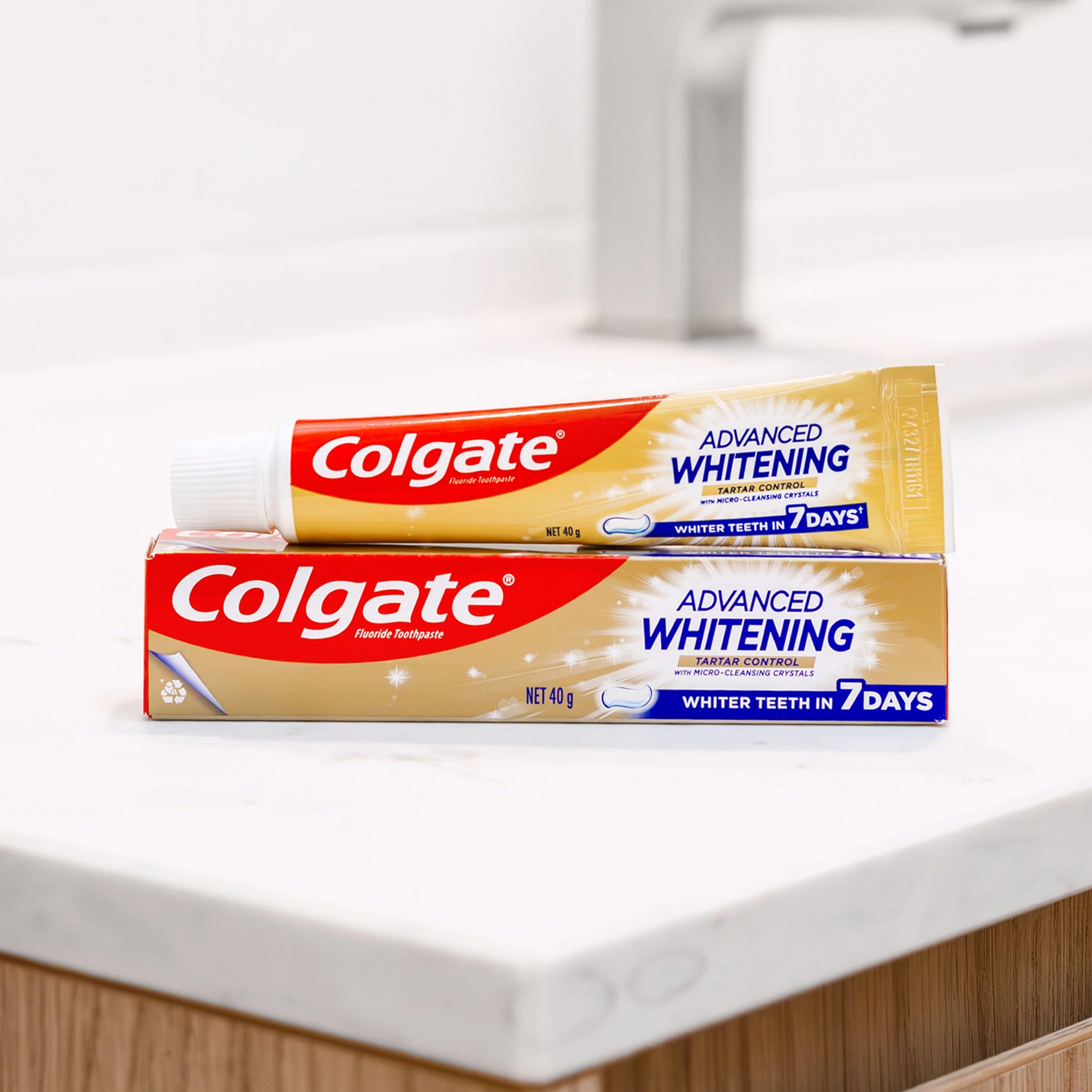 3 Colgate Advanced Whitening Tartar Toothpaste 40g, 3 of 9