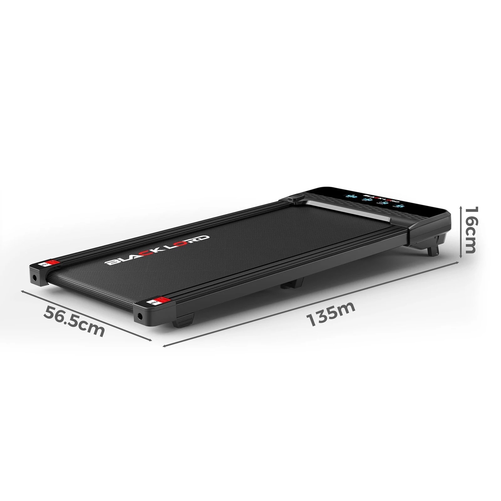 10 Black Lord Treadmill Electric Walking Pad Under Desk Home Gym Incline 430mm Belt - Black, 10 of 10