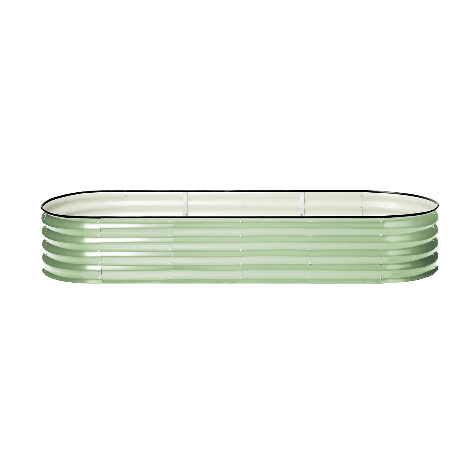6 Livsip Garden Bed 240x80x42cm Planter Box Raised Container Galvanised - Green, 6 of 8