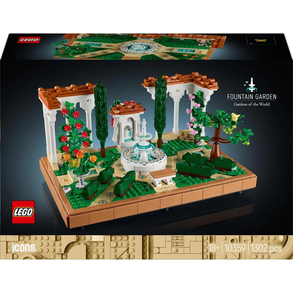 1 LEGO Icons Fountain Garden 10359, 1 of 10