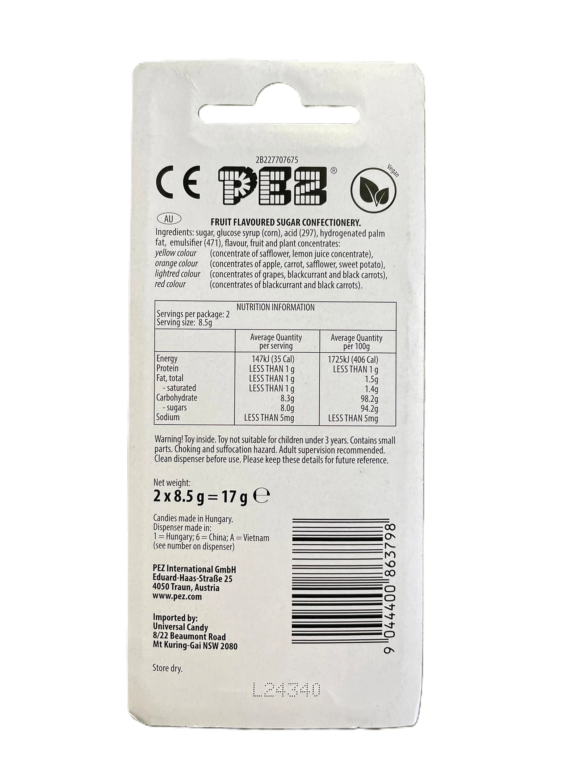 3 Disney Lilo & Stitch PEZ Dispenser 17g - Assorted, 3 of 3