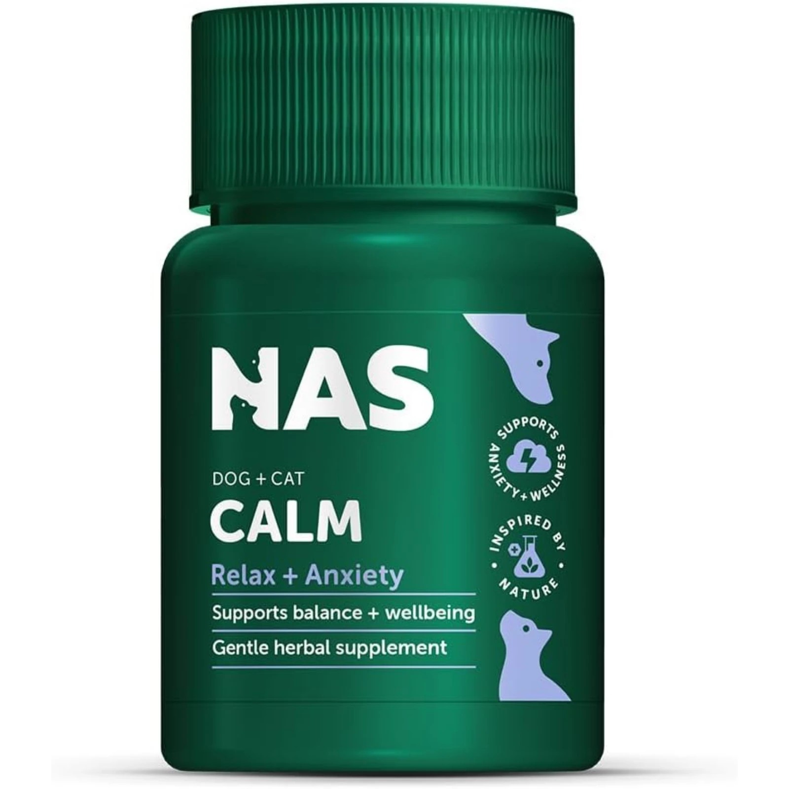 1 Natural Animal Solutions Calm Tablets For Dogs And Cats - 30 Tablets, 1 of 2