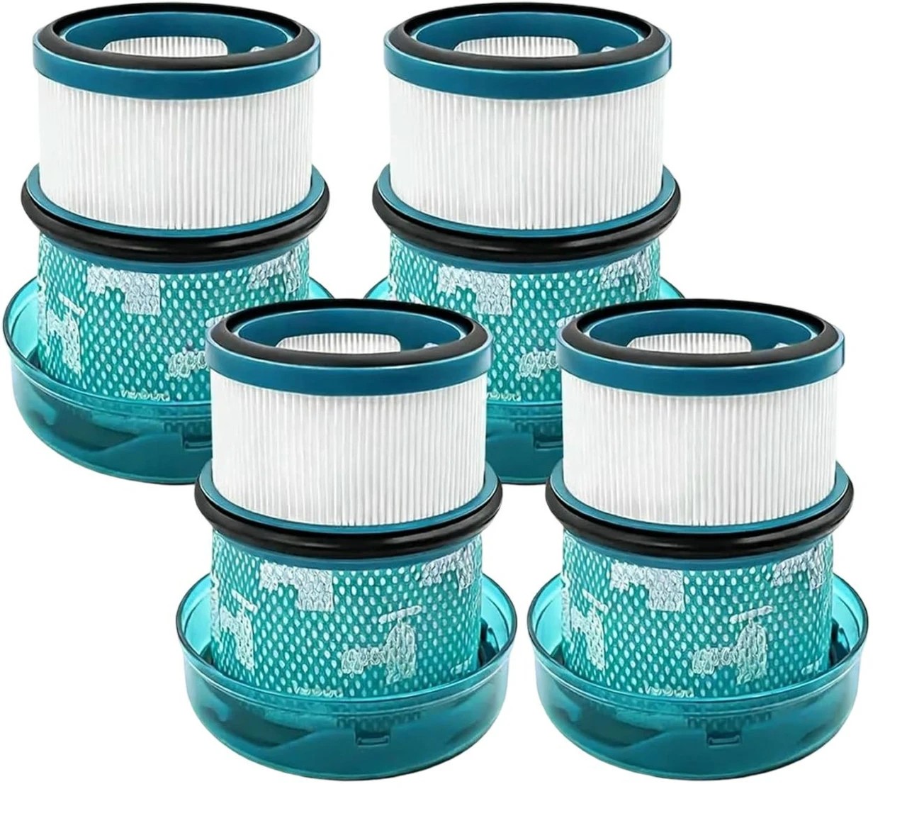 1 Hygieia 4pk HEPA Filters For Dyson V16 Piston Animal SV53 Cordless Vacuum Cleaners - Blue, 1 of 4