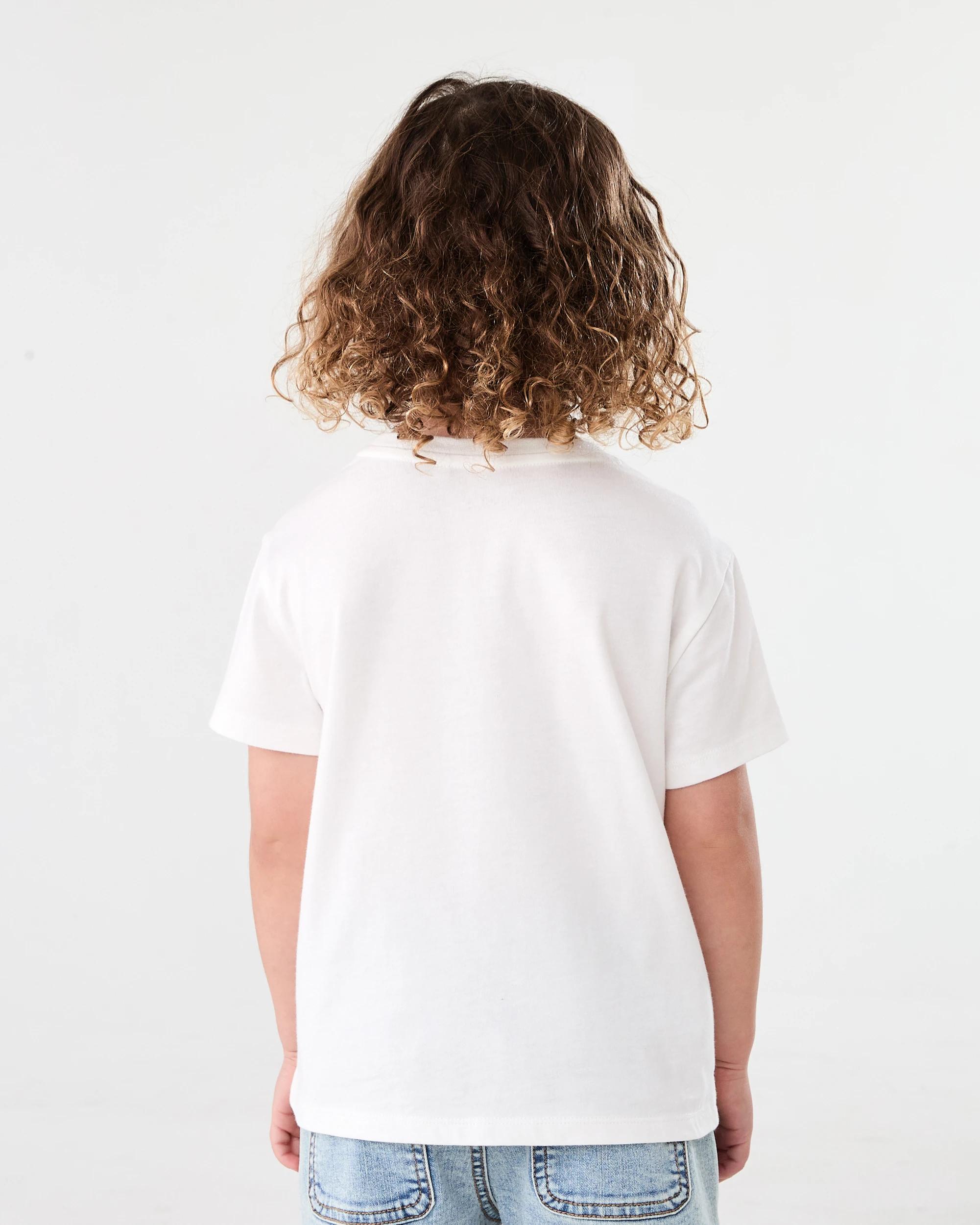 2 Printed T-shirt White Bow, 2 of 7