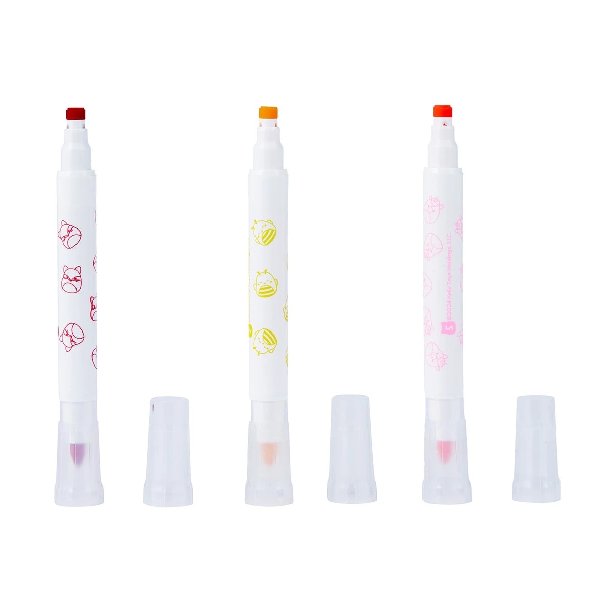 5 6 Pack Original Squishmallows Dual Tip Colour Marker/Stamps Set, 5 of 9