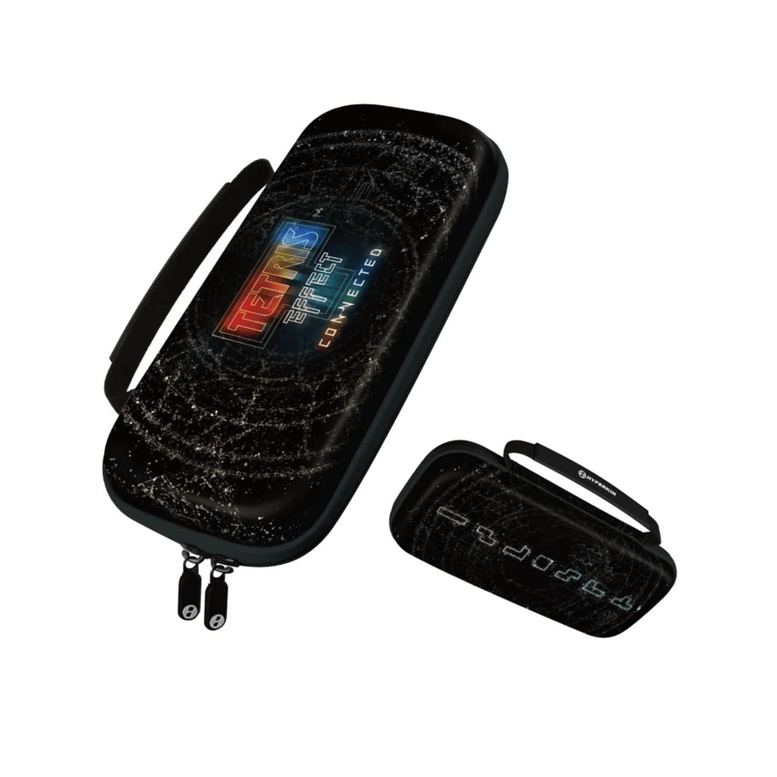 2 Hyperkin Tetris Effect Connected Galaxy Limited Edition EVA Hard Shell Carry Case for Nintendo Switch
 - black, 2 of 5