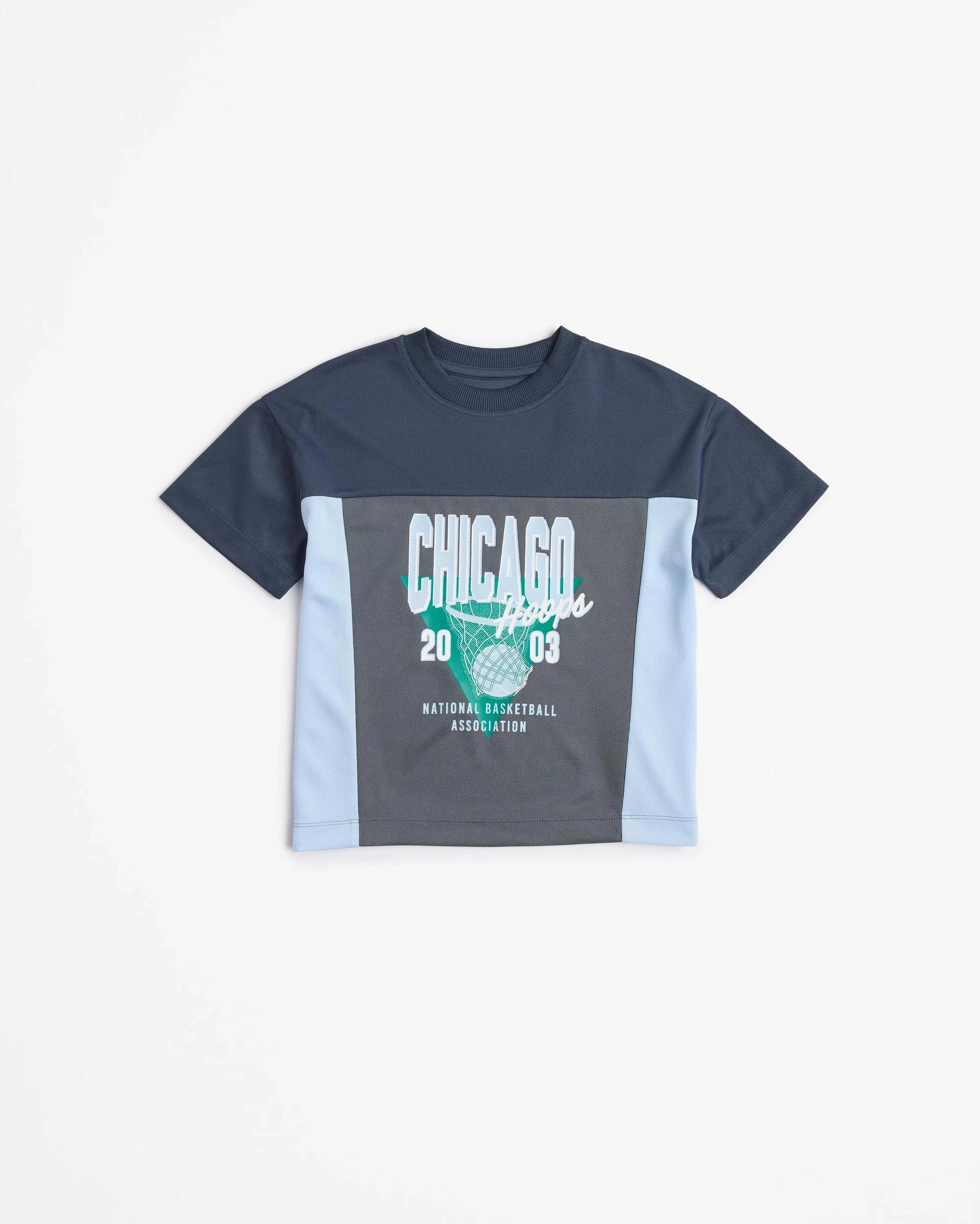 1 Target Spliced Sport Oversized T-shirt NAVY, 1 of 3