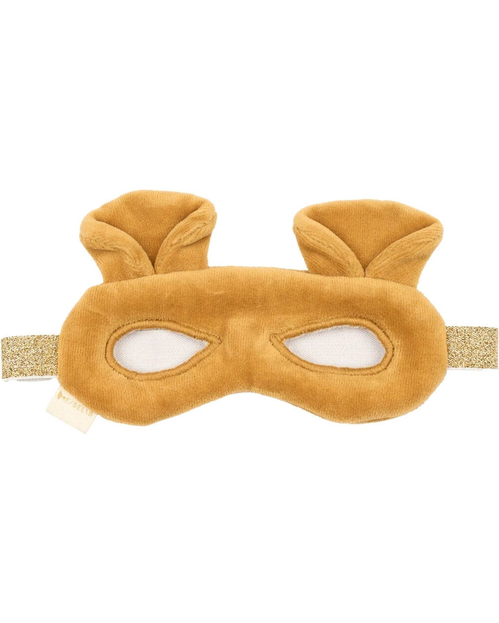 1 Fabelab Dress Up Animal Mask Kids Toddler Role Play Costume Bear - Orange, 1 of 4