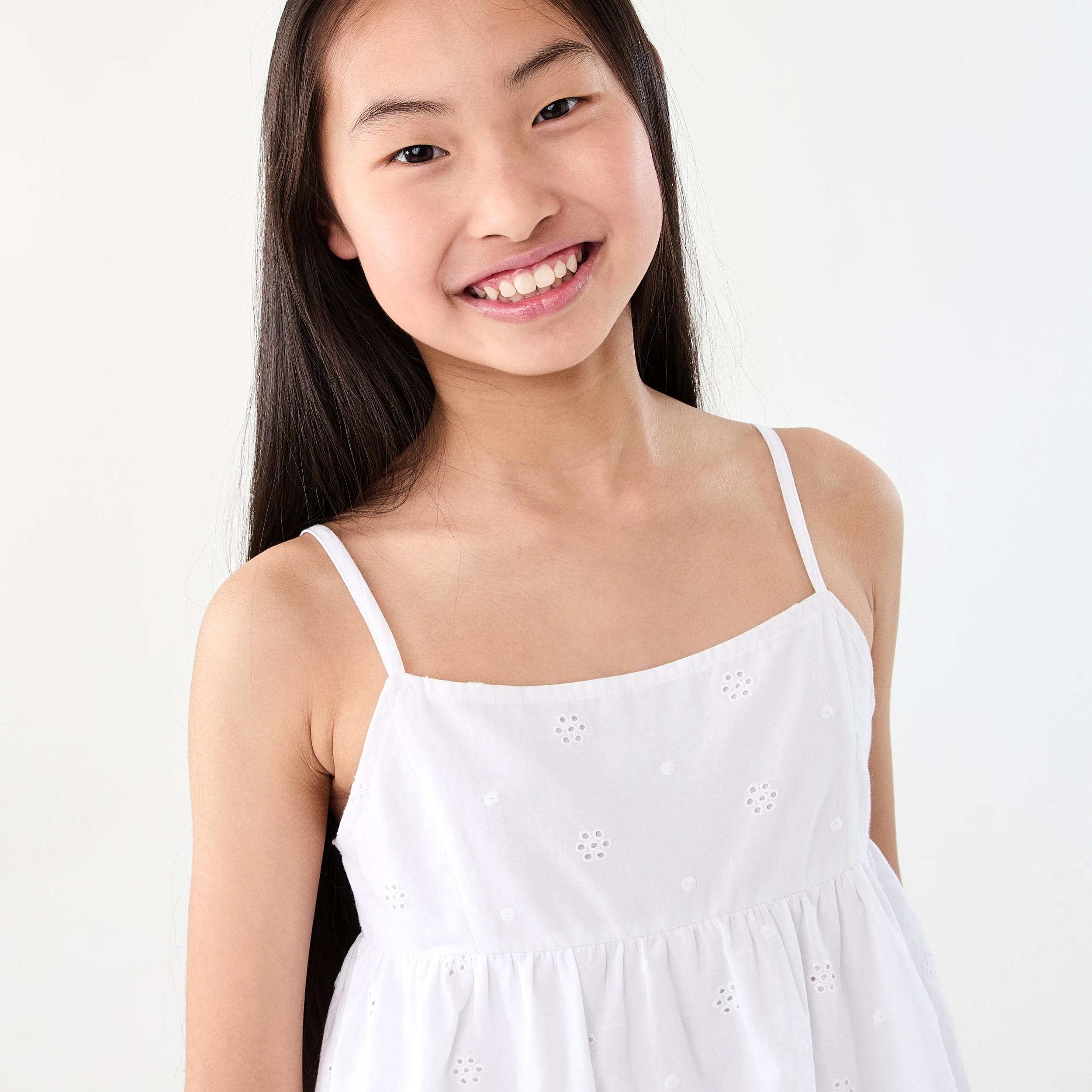 3 Bubble Hem Woven Top White, 3 of 8