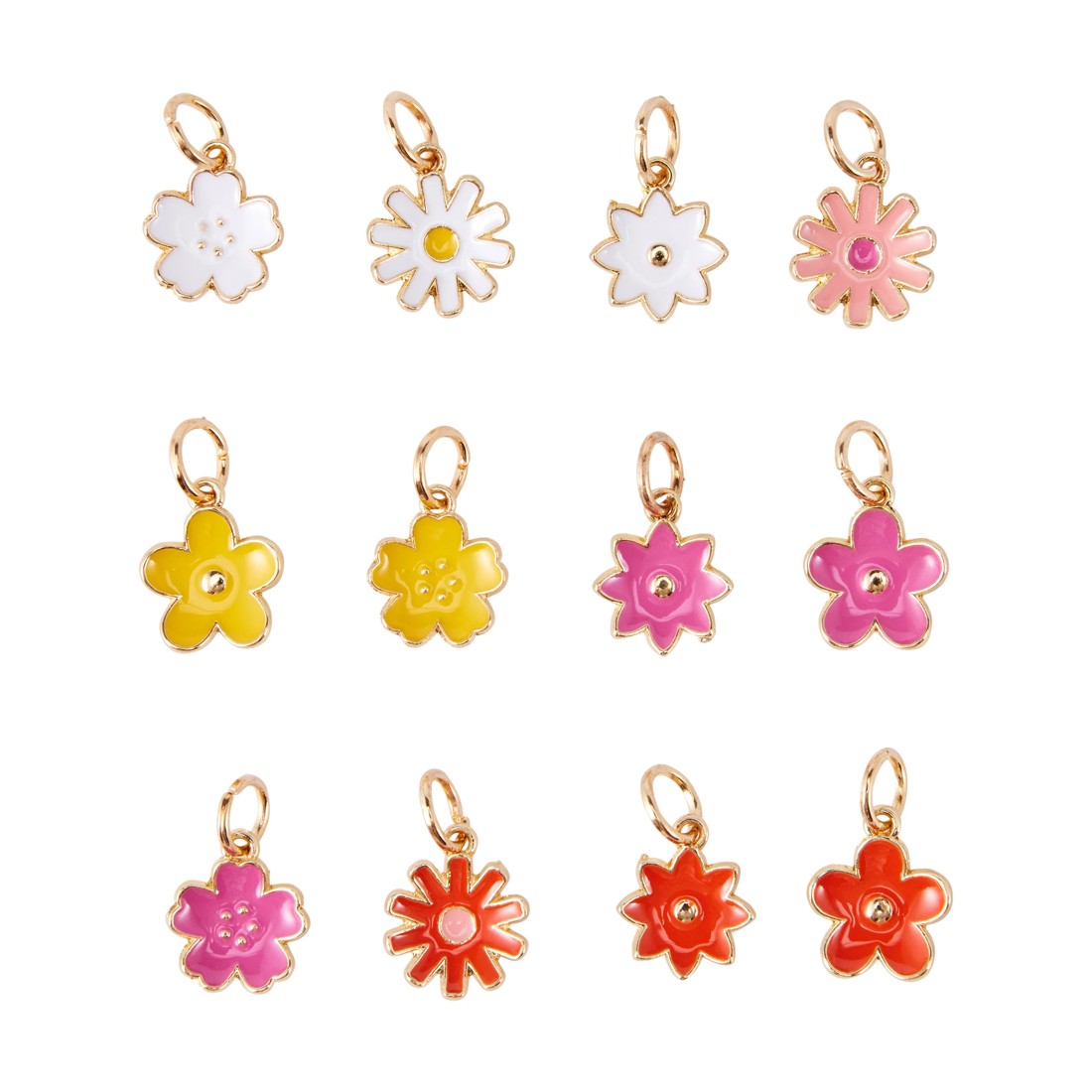 2 Jewellery Making Charms - Flowers, 2 of 3