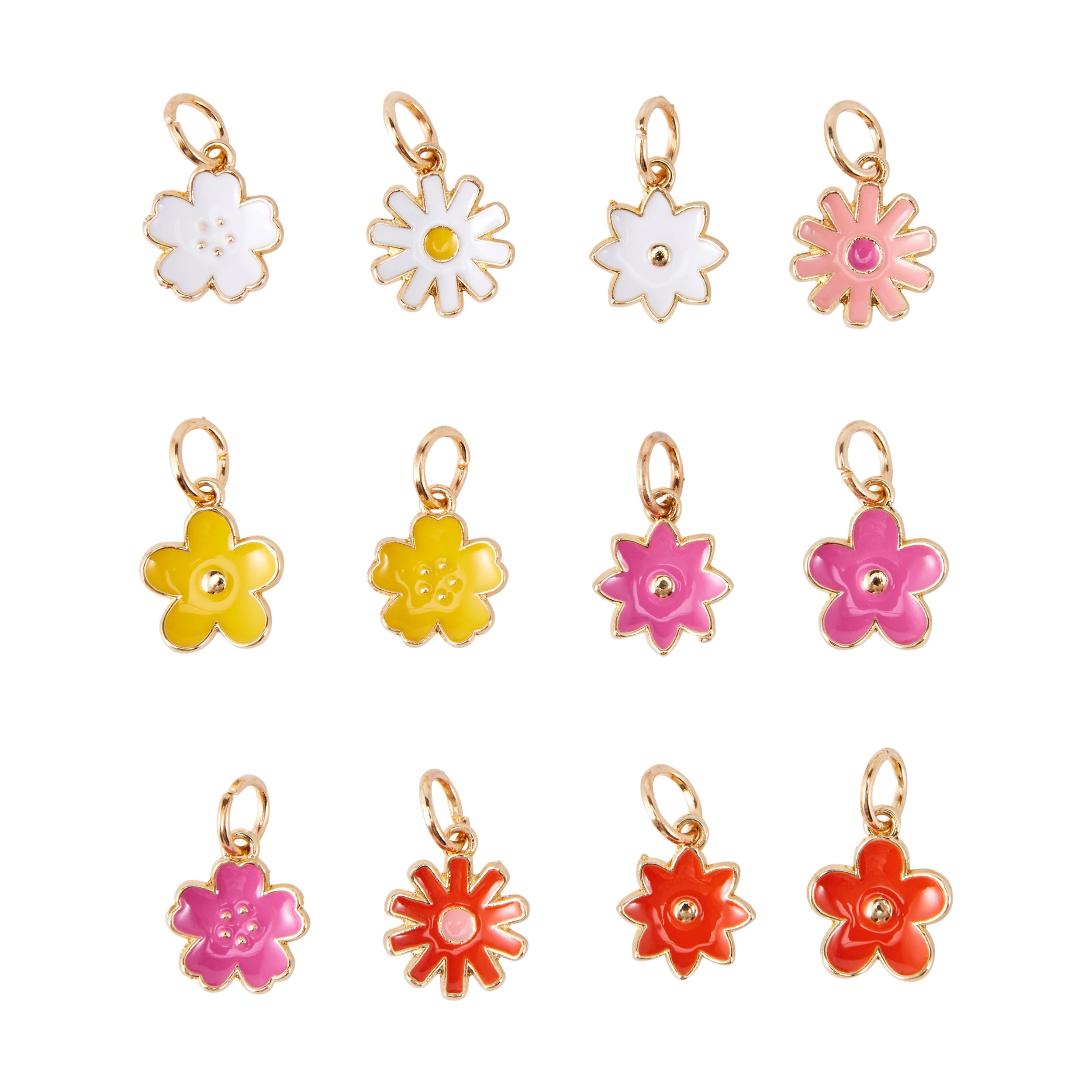 2 Jewellery Making Charms - Flowers, 2 of 3