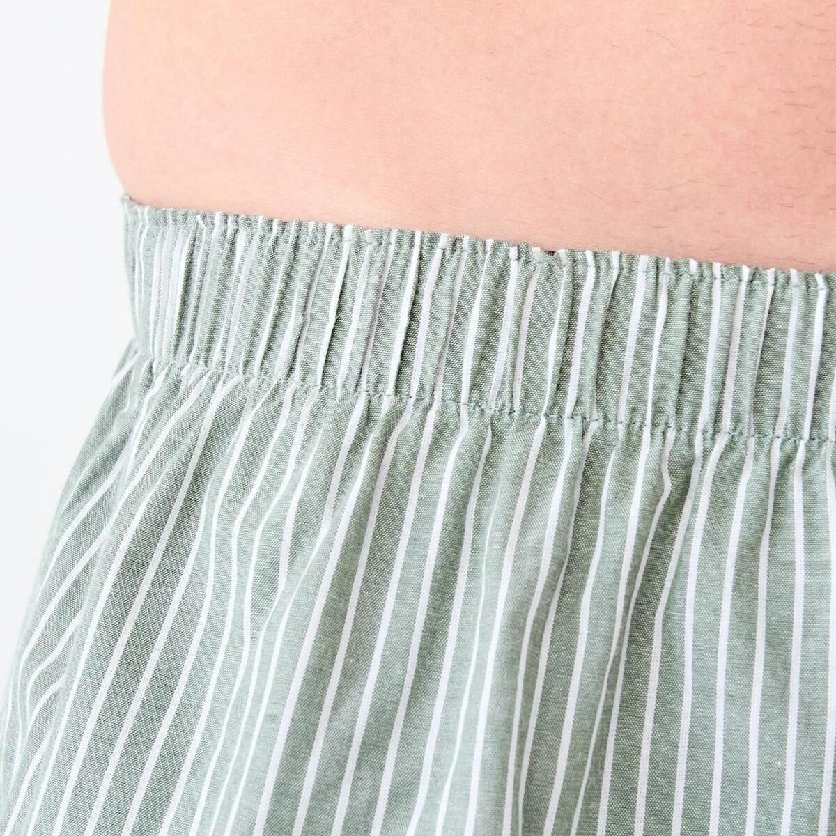7 3 Pack Alpha Classic Woven Boxers STRIPE CHECKS, 7 of 7