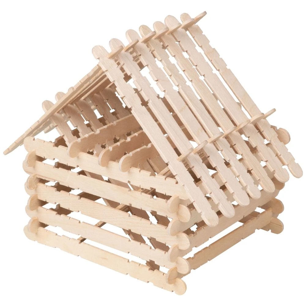 4 Kadink Wooden Construction Sticks Natural 100 Pack, 4 of 4