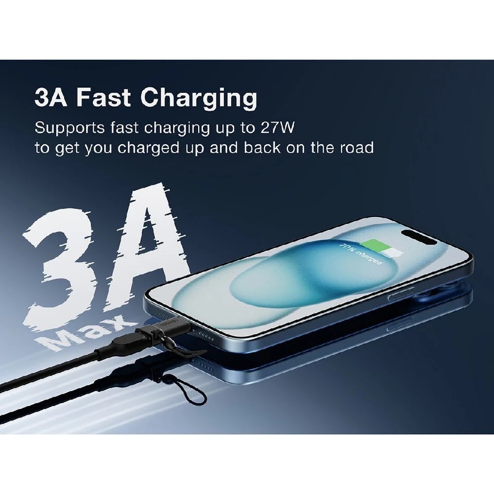 4 Comsol USB-C to Lightning MFi Adapter Black, 4 of 7