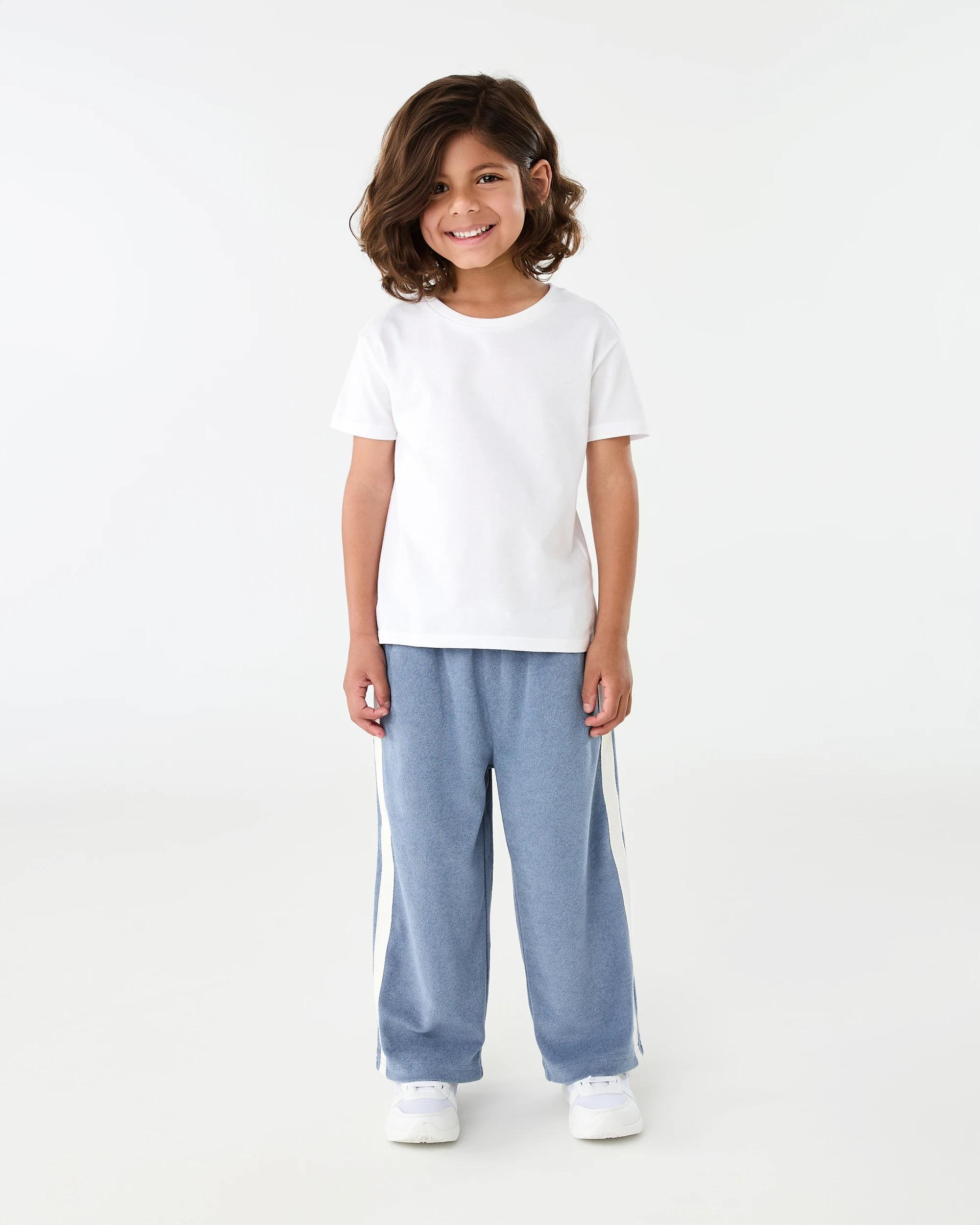 6 Terry Towelling Trackpants Dim Blue, 6 of 7