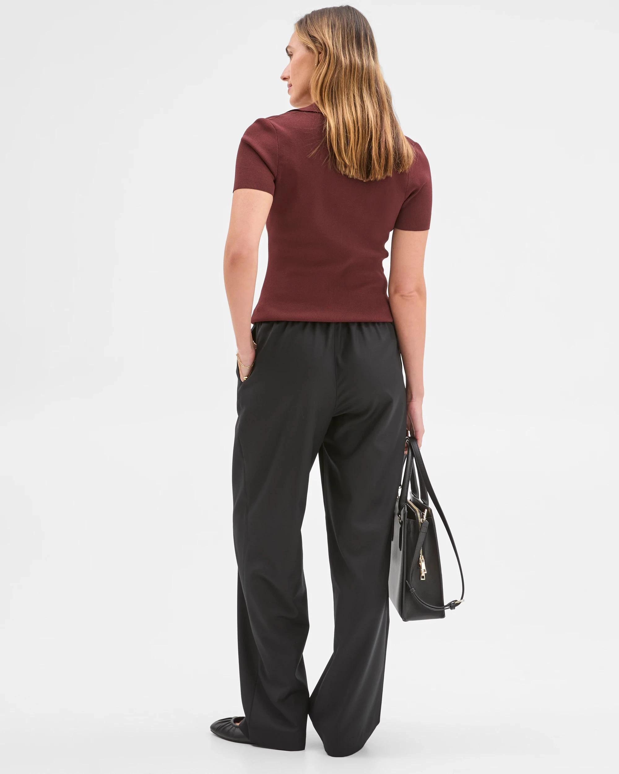 6 Target Woman Preview Wide Leg Pants BLACK, 6 of 6