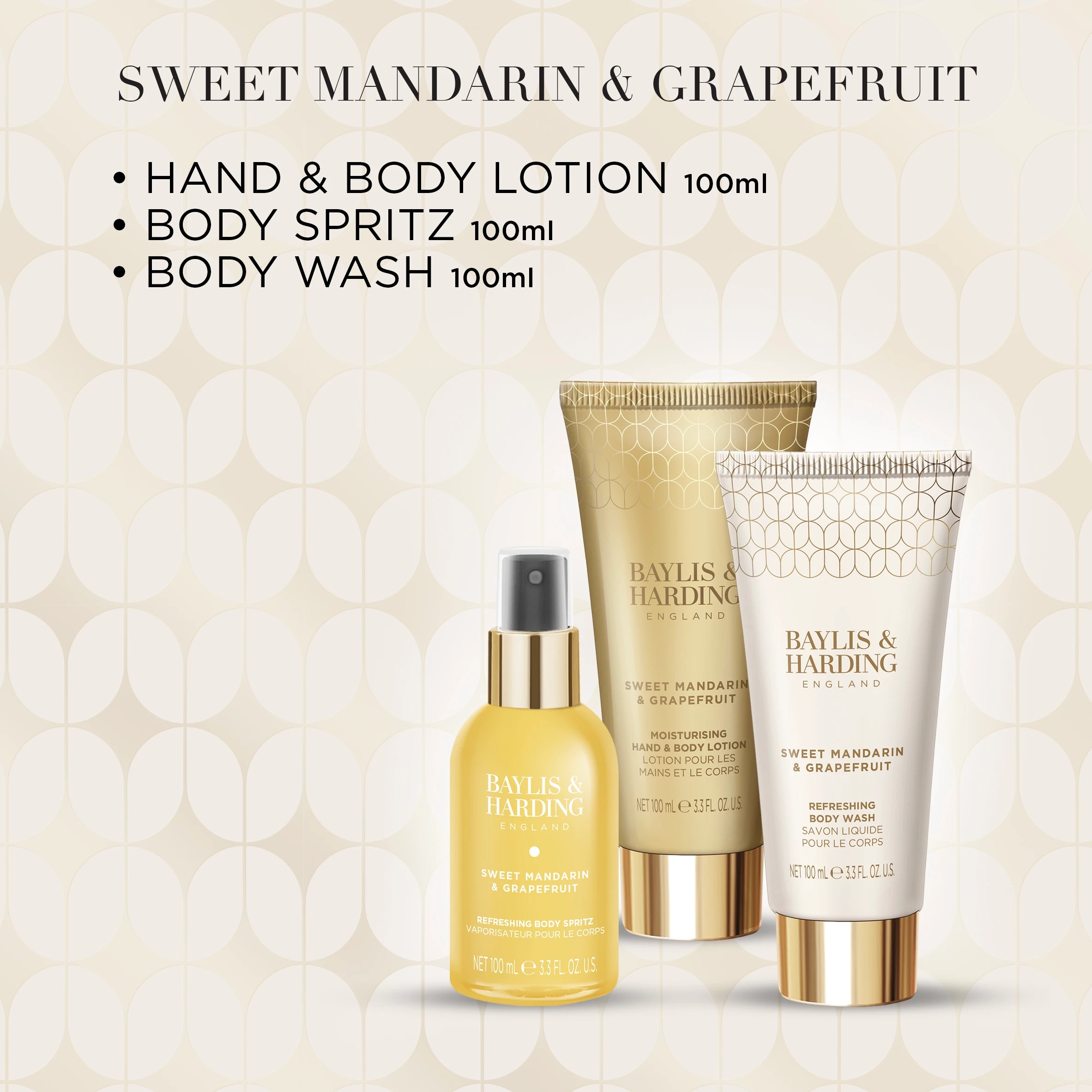 5 Anko Baylis & Harding 3 Piece Signature Collection - Sweet Mandarin and Grapefruit - Multi, 5 of 5