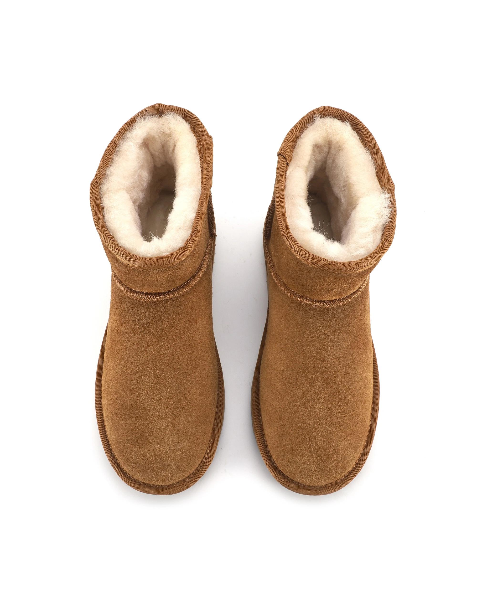 5 AUS WOOLI Signature Short Sheepskin Ankle UGG Boots TAN, 5 of 7
