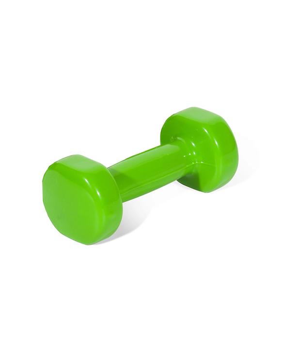 BodyWorx Vinyl Dipped Weighted Dumbbell 1.5kg Home Gym Workout Set Strength Training - Green