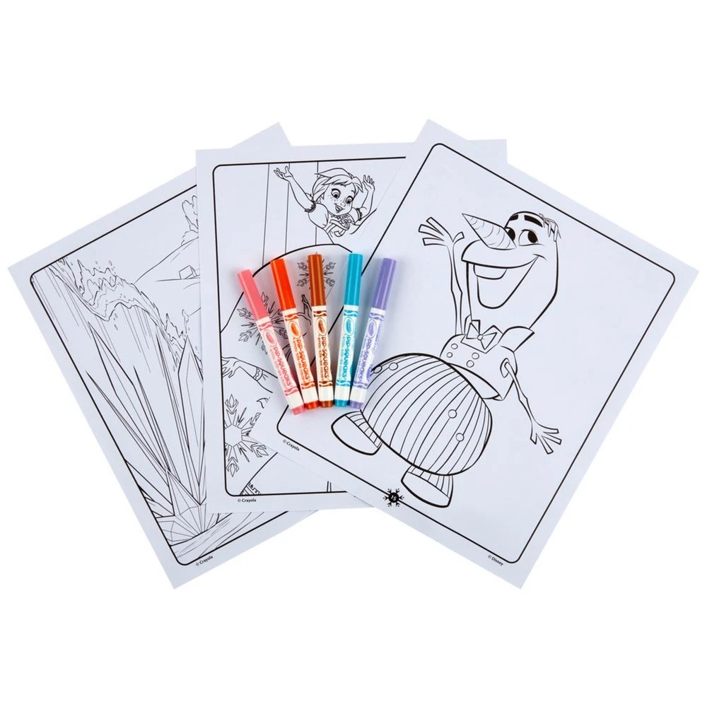 4 Frozen Colour & Sticker Activity Set 32 Pages, 4 of 7