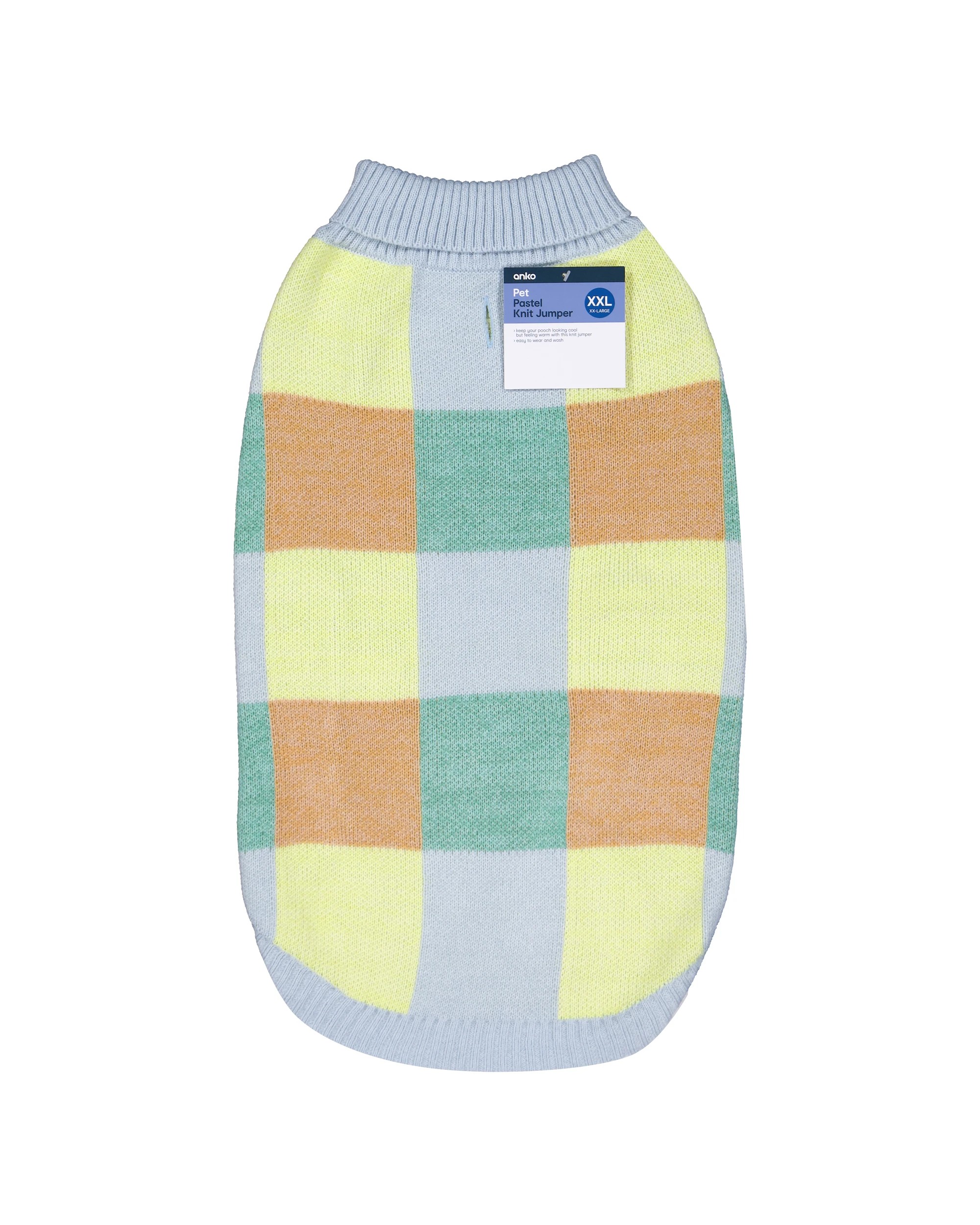 8 Pet Pastel Knit Jumper - Extra Extra Large, 8 of 8
