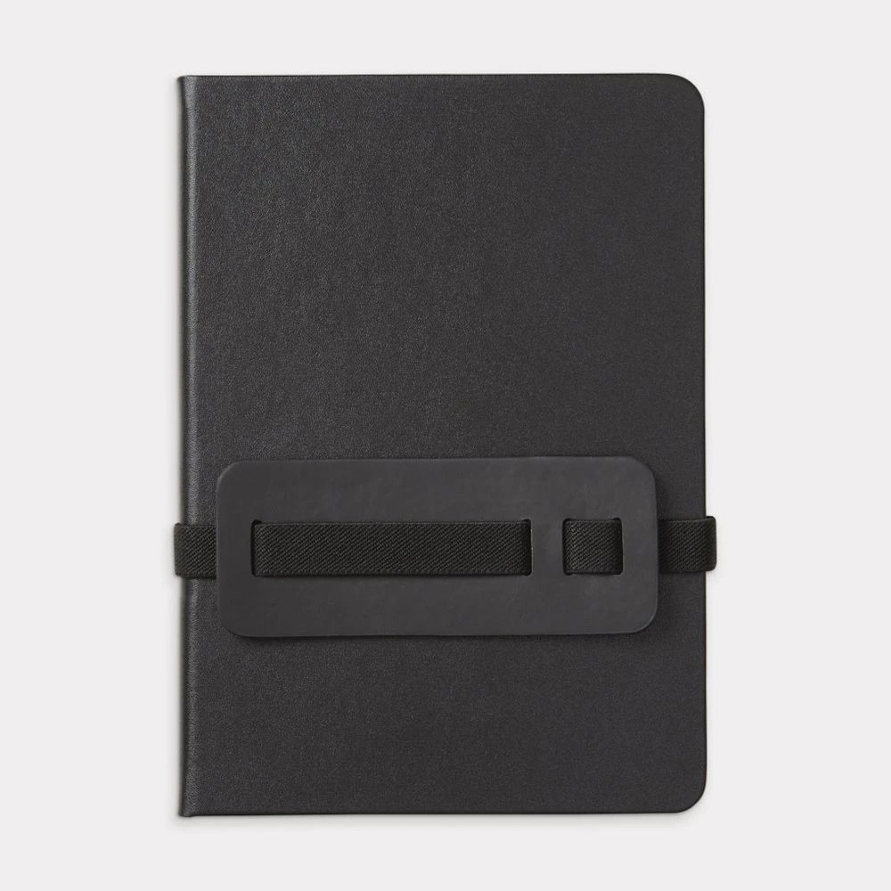 2 Otto A5 Notebook with Access Strap 192 Pages Black, 2 of 5