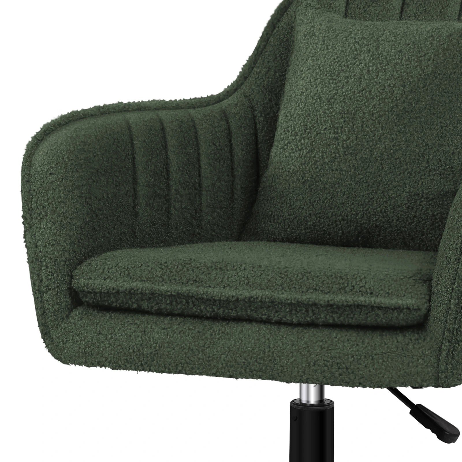 7 Alfordson Boucle Office Chair Computer Swivel Armchair Work Adult Kids - Green, 7 of 10