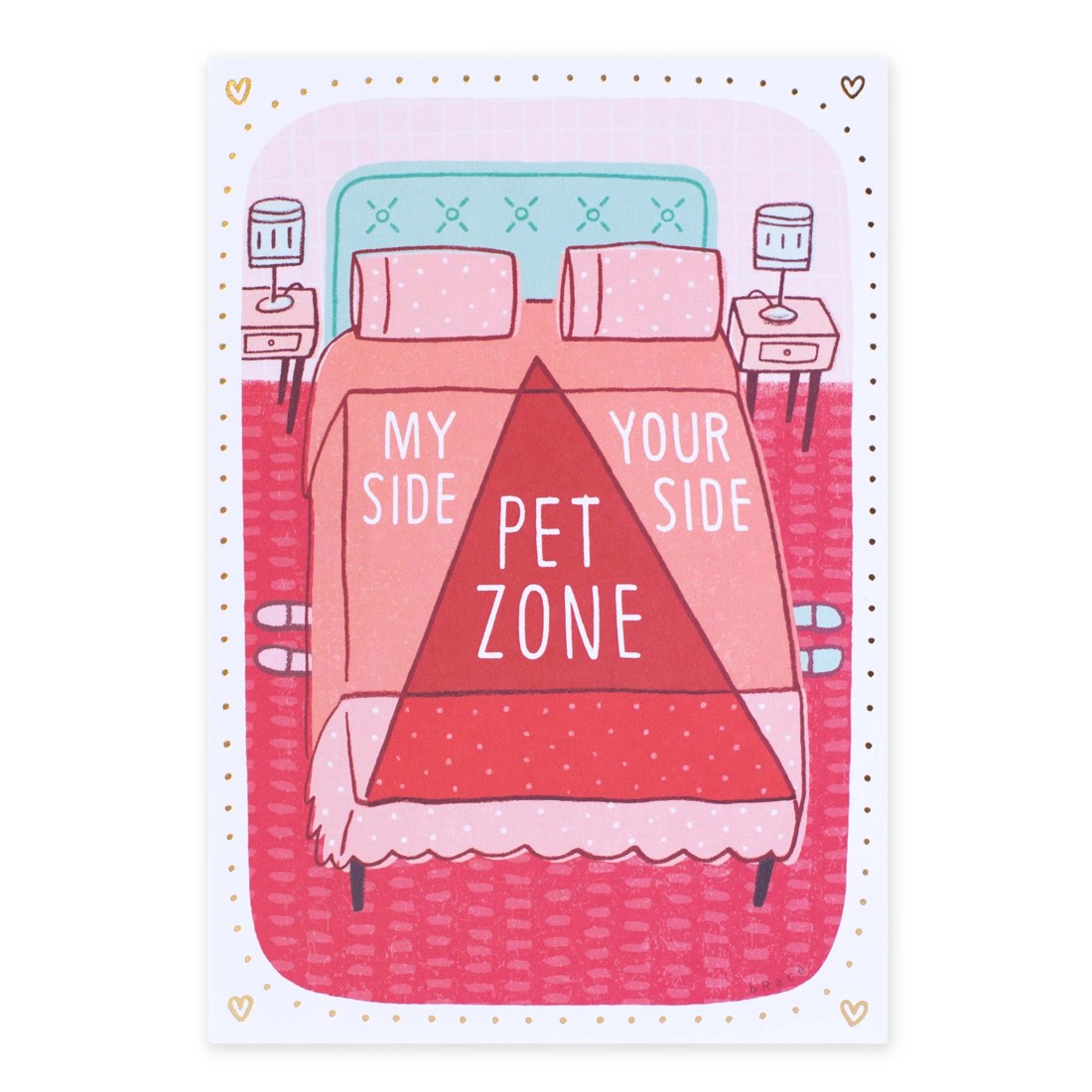 3 Hallmark Shoebox Valentine's Day Card - My Side, Pet Zone, Your Side, 3 of 3