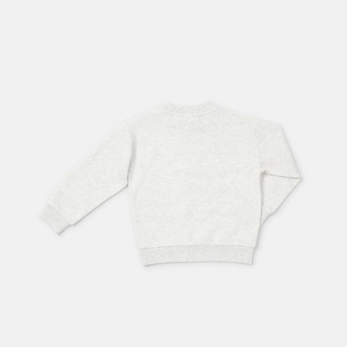8 Crew Neck Sweater Wht Marle, 8 of 8