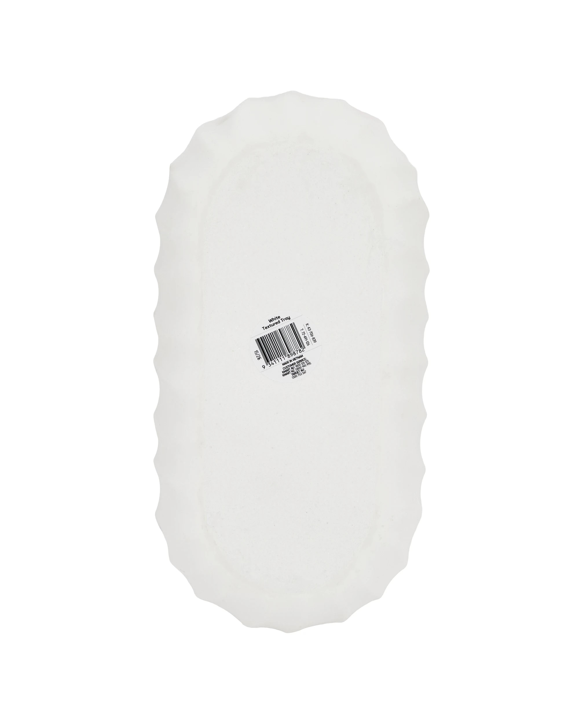 4 White Textured Tray, 4 of 4