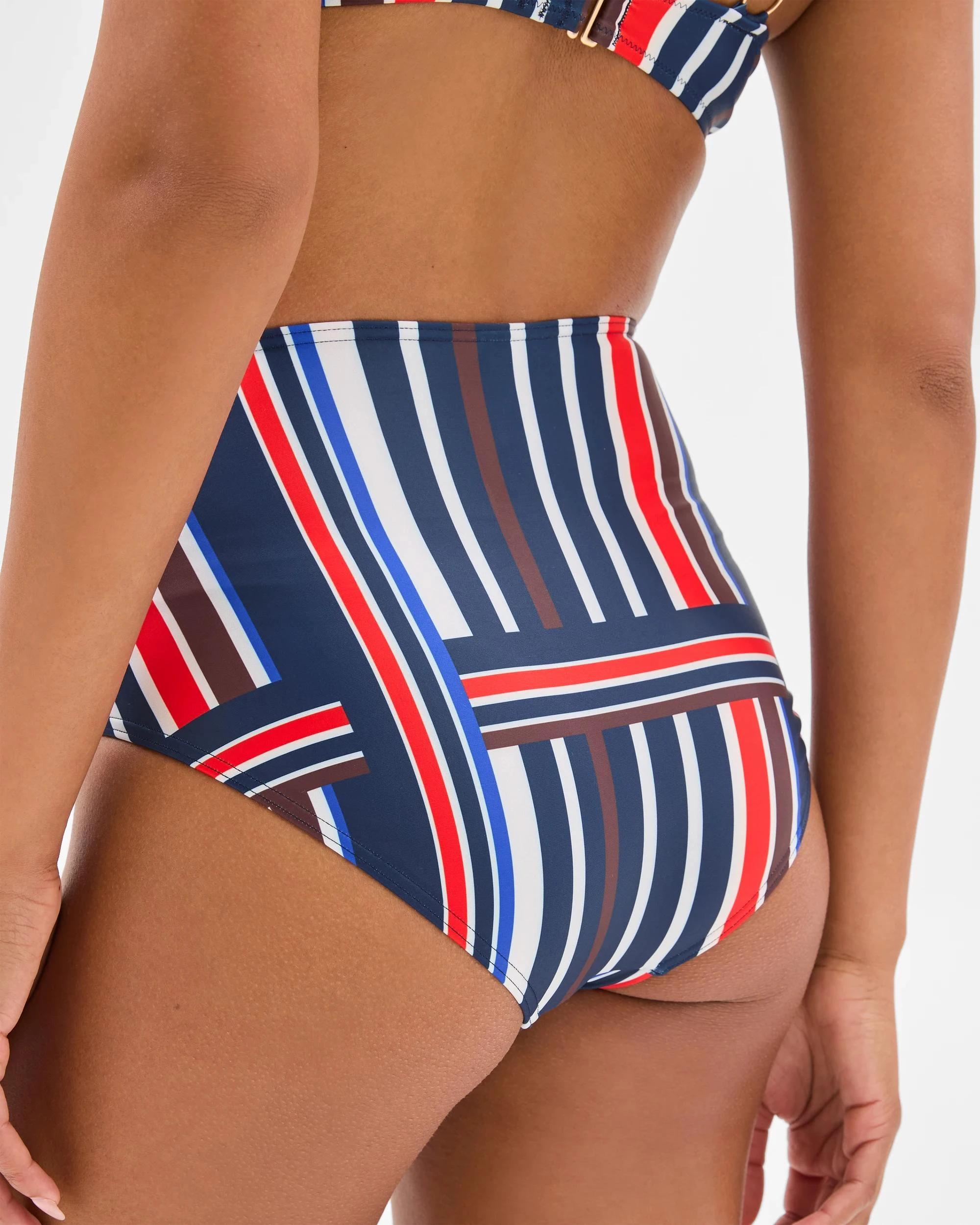 4 Target Resort High Waisted Smooth Bikini Bottoms - Shape Your Body SUMMER ABSTRACT, 4 of 10