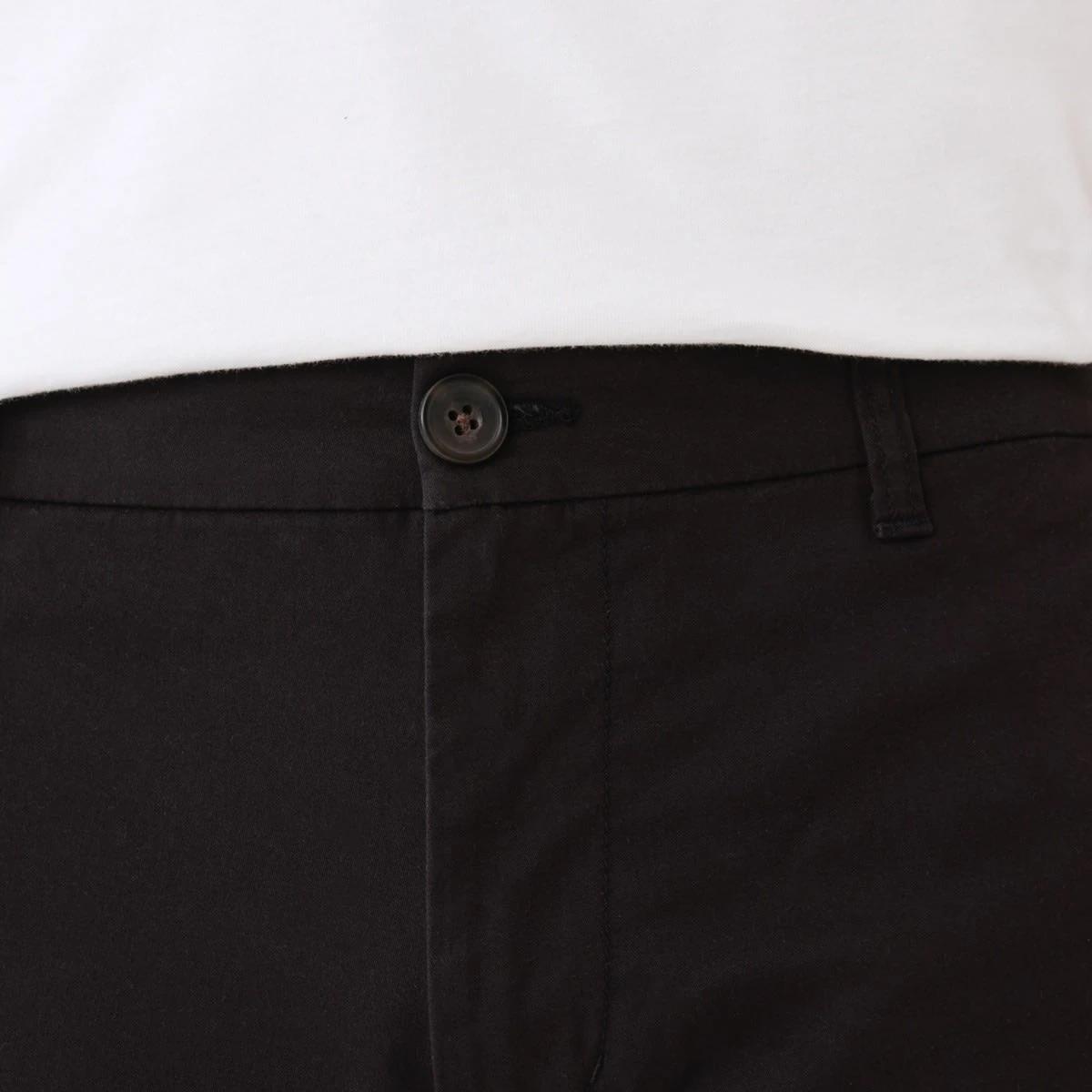 4 Slim Stretch Chino Shorts BLACK, 4 of 5