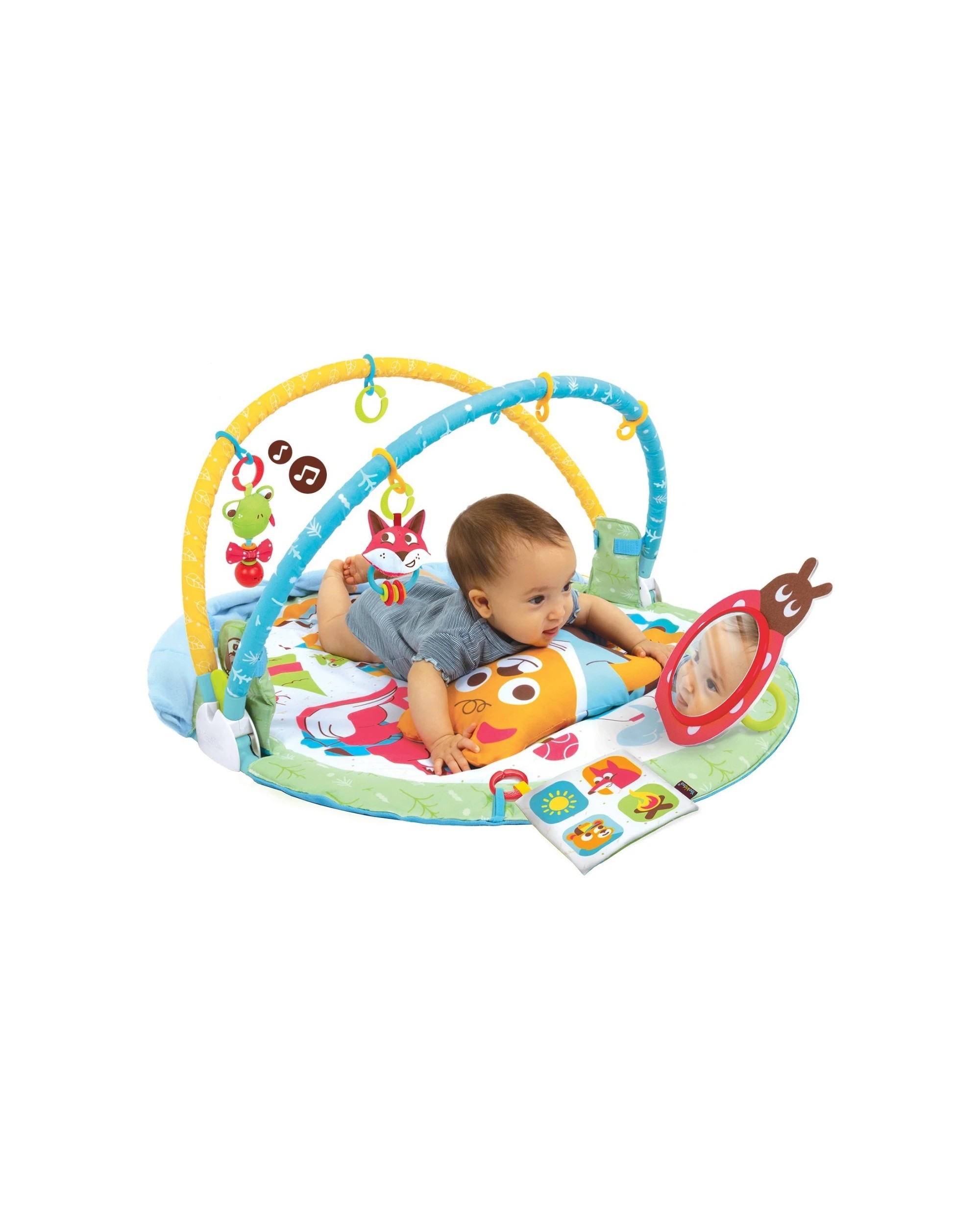 3 Yookidoo Play N Gymotion 3 Stage Baby Activity Gym Birth To 12 Months Foldable - Multi, 3 of 5