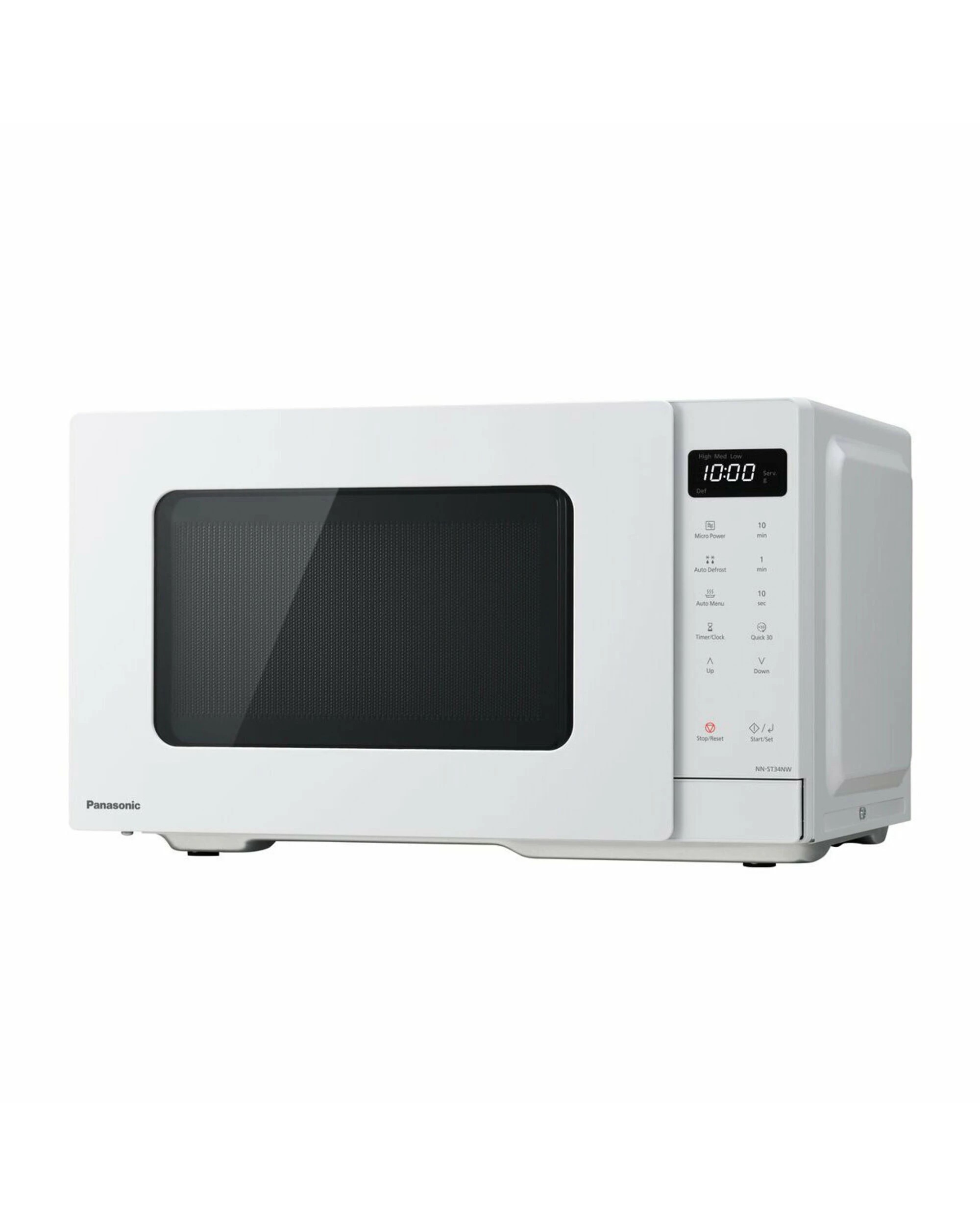 3 Panasonic 25 Litre Compact Microwave Oven - White - WHITE, 3 of 5