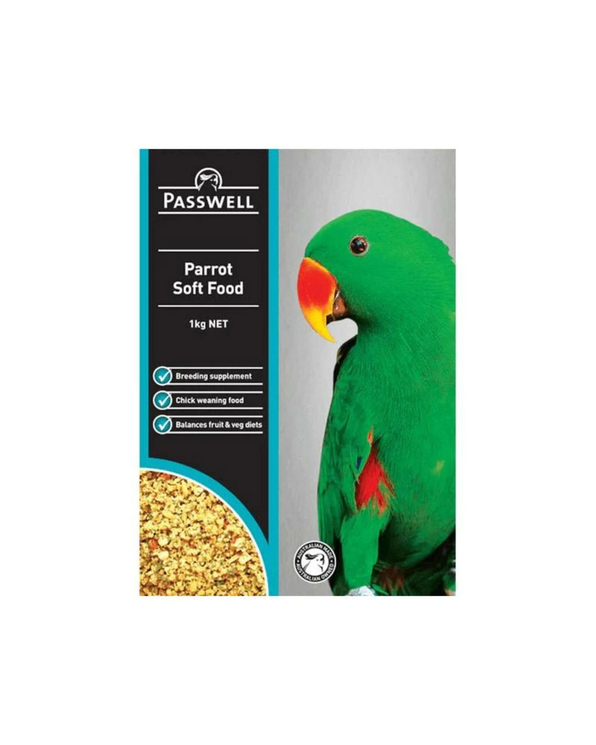 1 Passwell Parrot Soft Food 1kg, 1 of 1