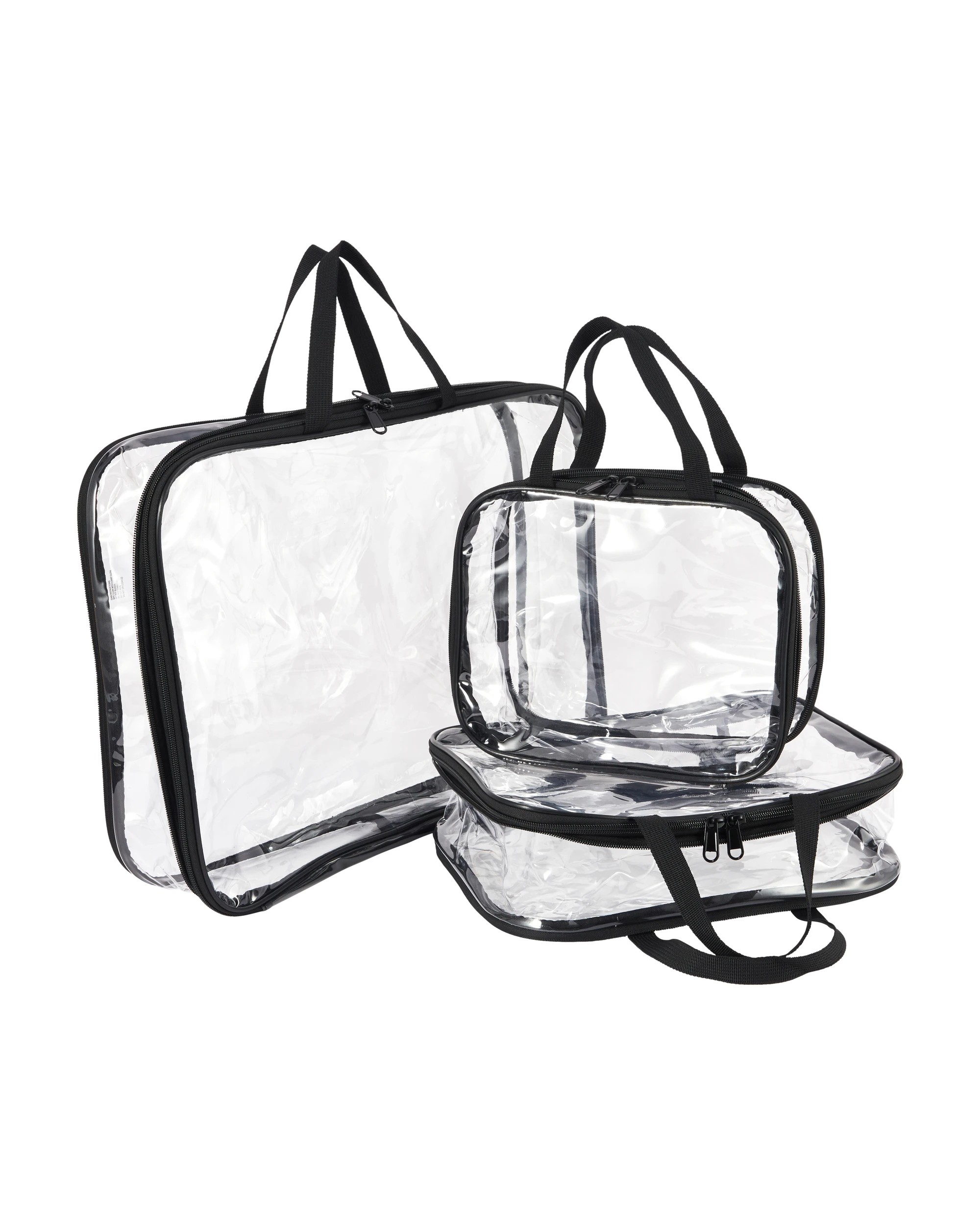 2 3 Pack Clear Compression Packing Cubes, 2 of 8
