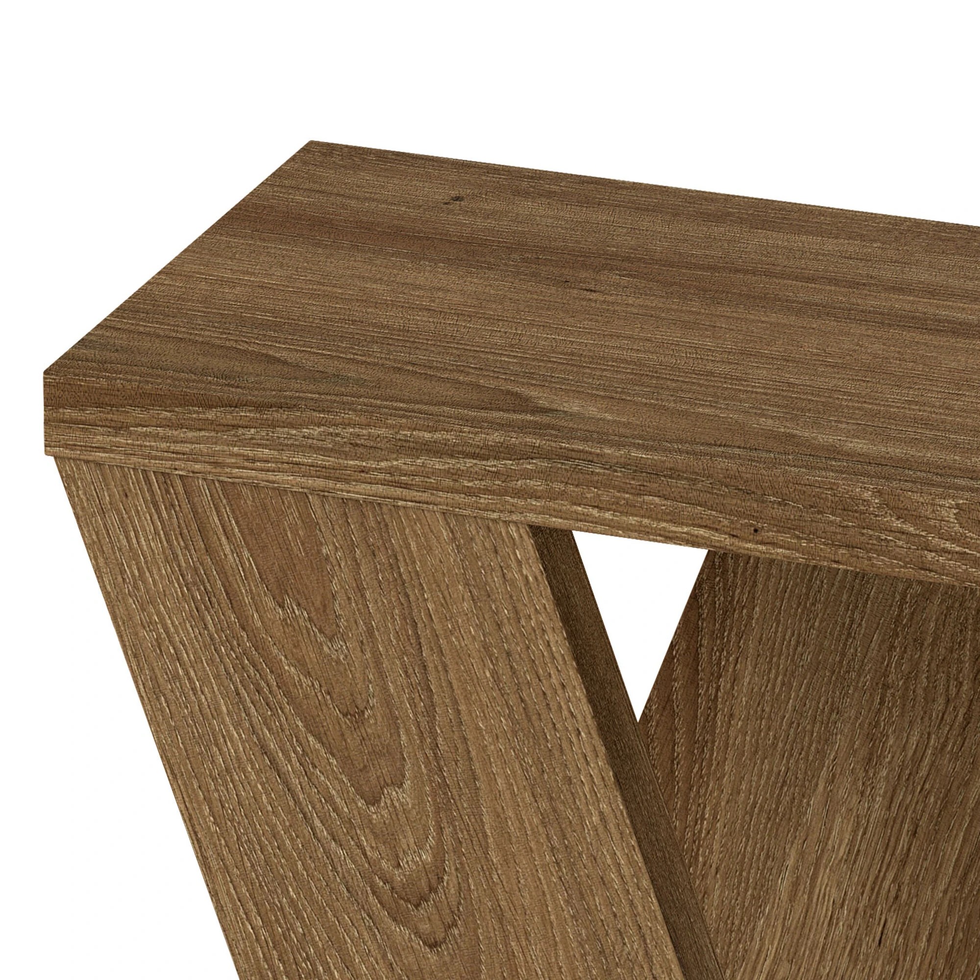 5 Levede Slim Side Table Two-Tier - Brown, 5 of 9