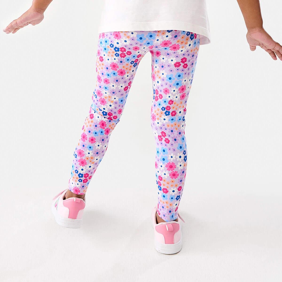 2 Printed Leggings Prpl Ditsy, 2 of 8