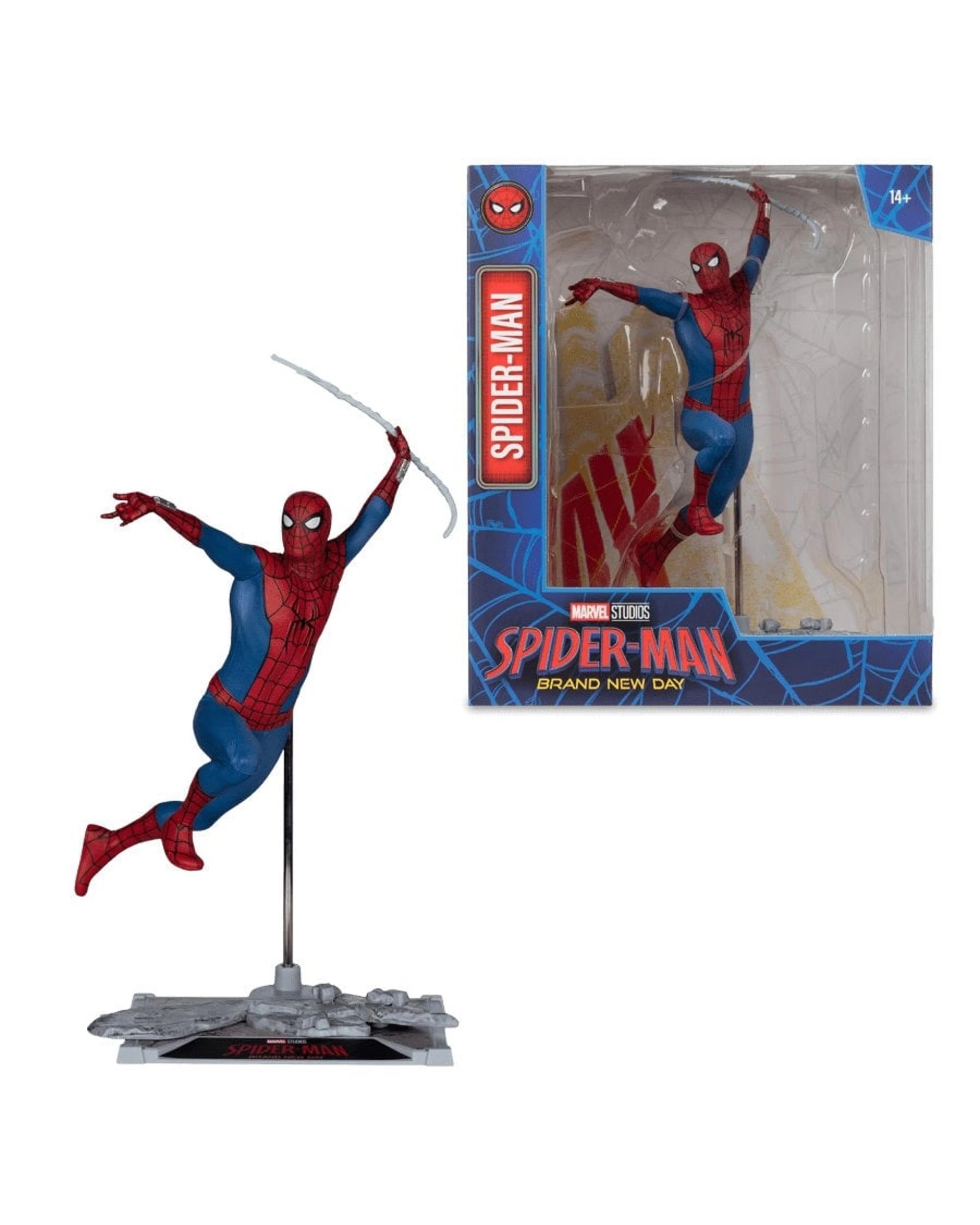 1 McFarlane Marvel Collection Spider-Man Brand New Day Spider-Man 1:10 Scale Figure, 1 of 8