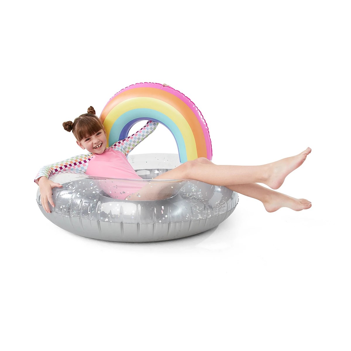 1 90cm Inflatable Rainbow Ring, 1 of 8