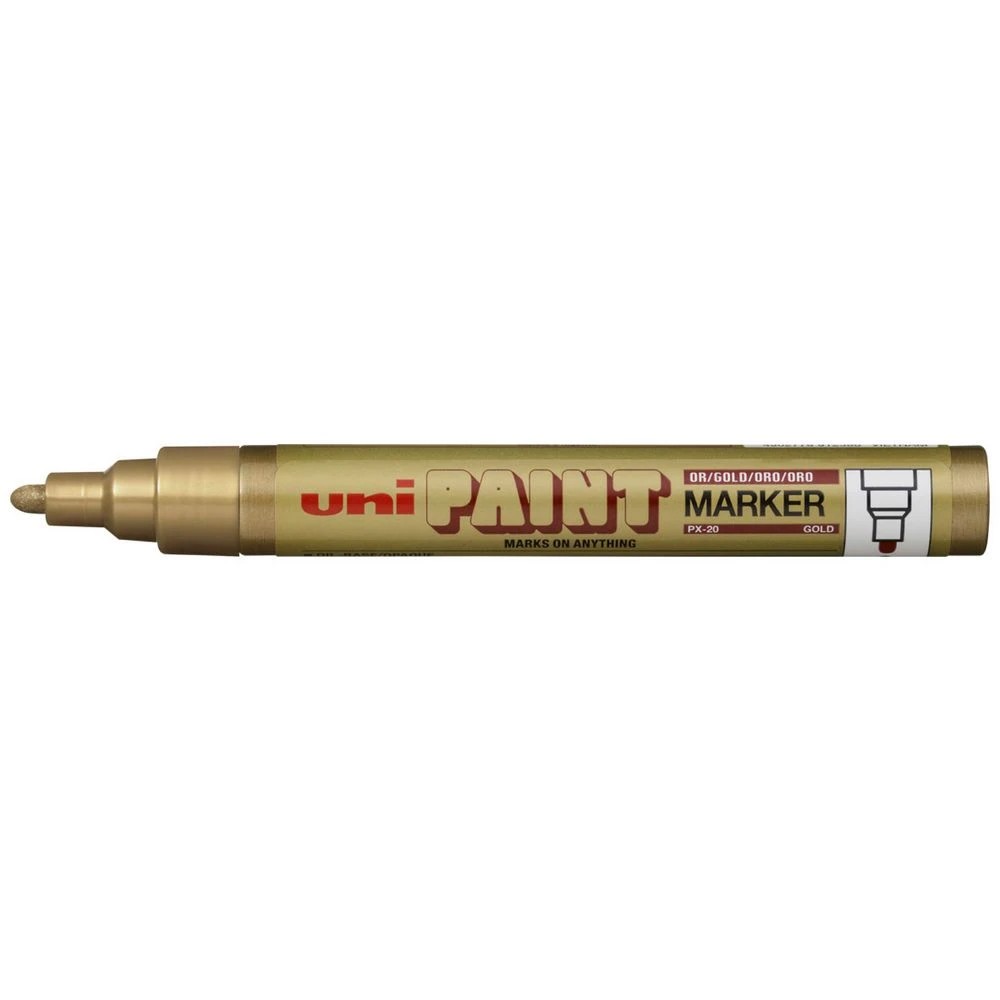 1 UNI PX-20 Paint Marker Gold, 1 of 2