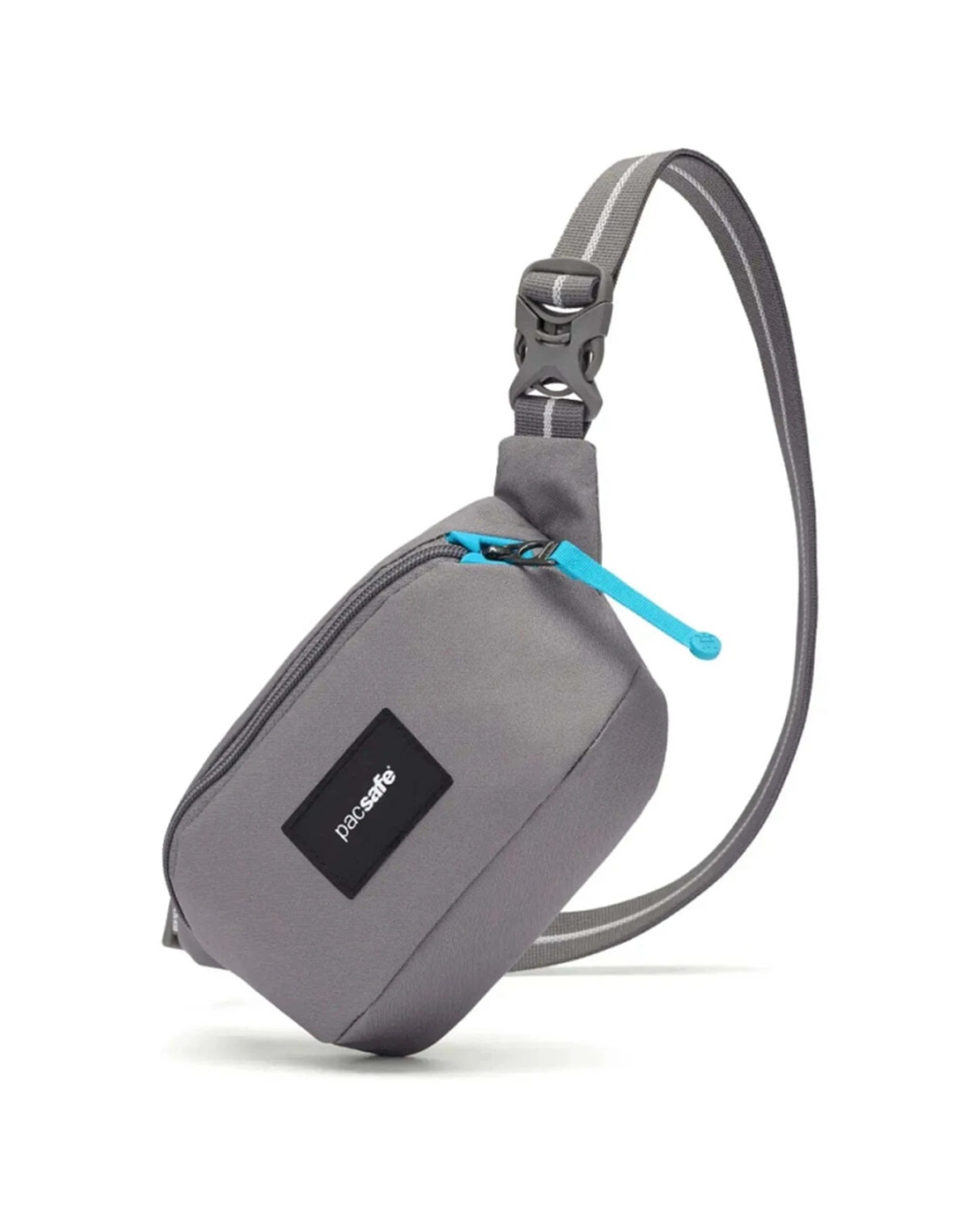 3 Pacsafe Go Anti-Theft RFID Blocking Slashguard Micro Sling Bag Secure Carry Stone - Grey, 3 of 7