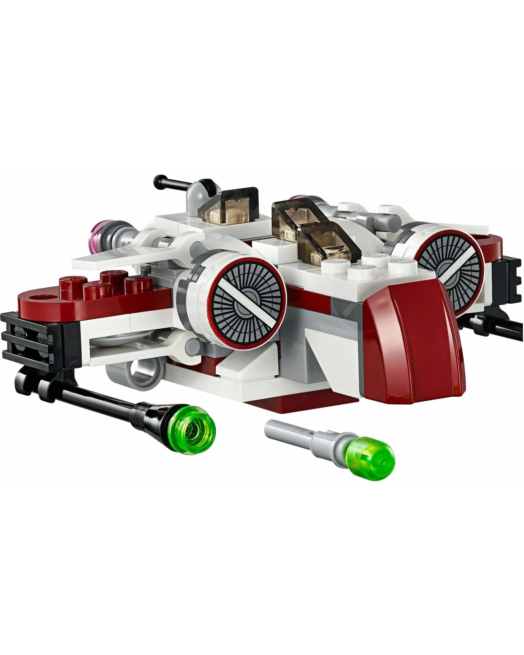 2 LEGO 75072 ARC-170 Starfighter Microfighter, 2 of 4