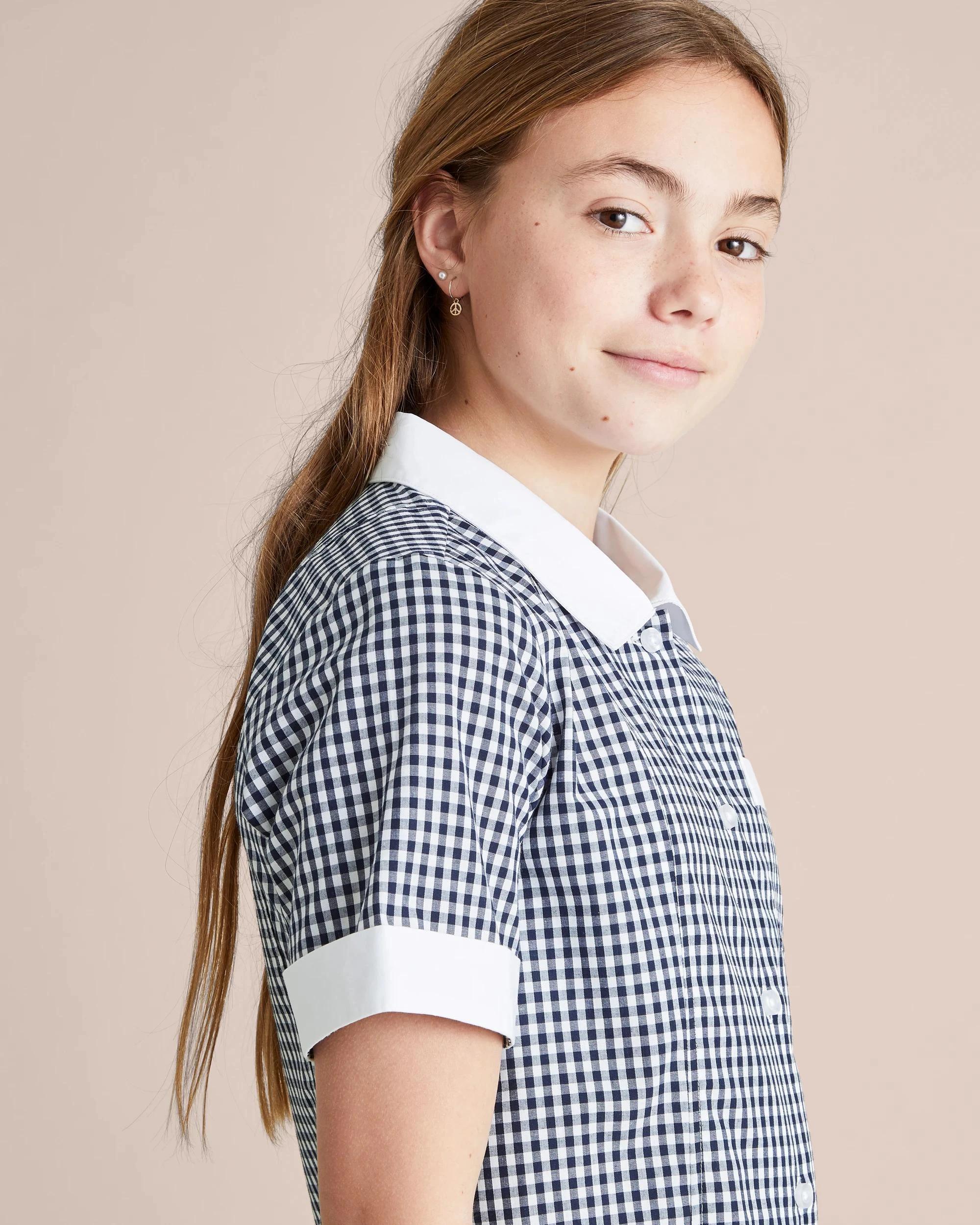 8 Target Gingham School Dress NAVY BLUE, 8 of 10