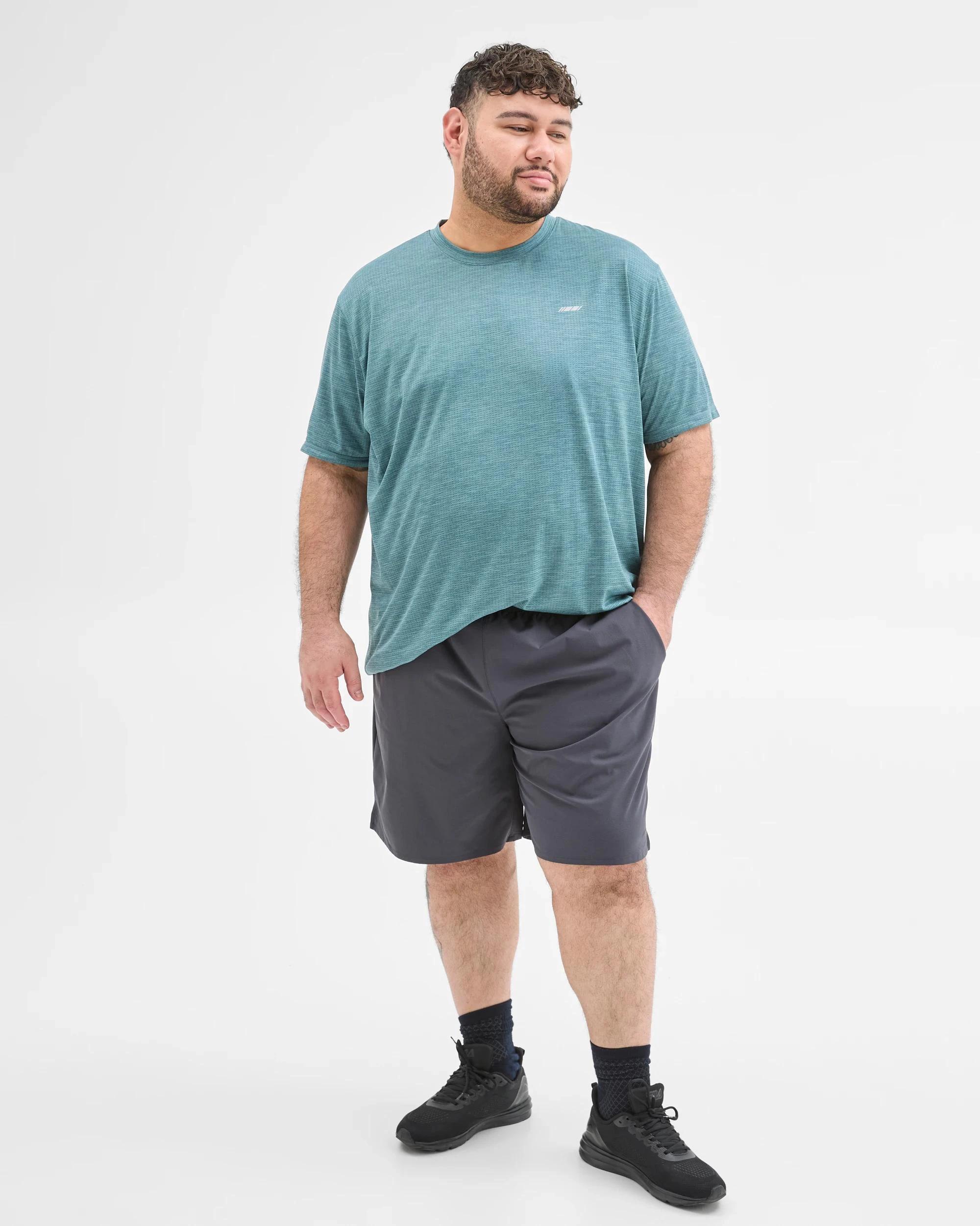2 Target Man Plus Plus Size Active Woven Shorts GUNMETAL, 2 of 6