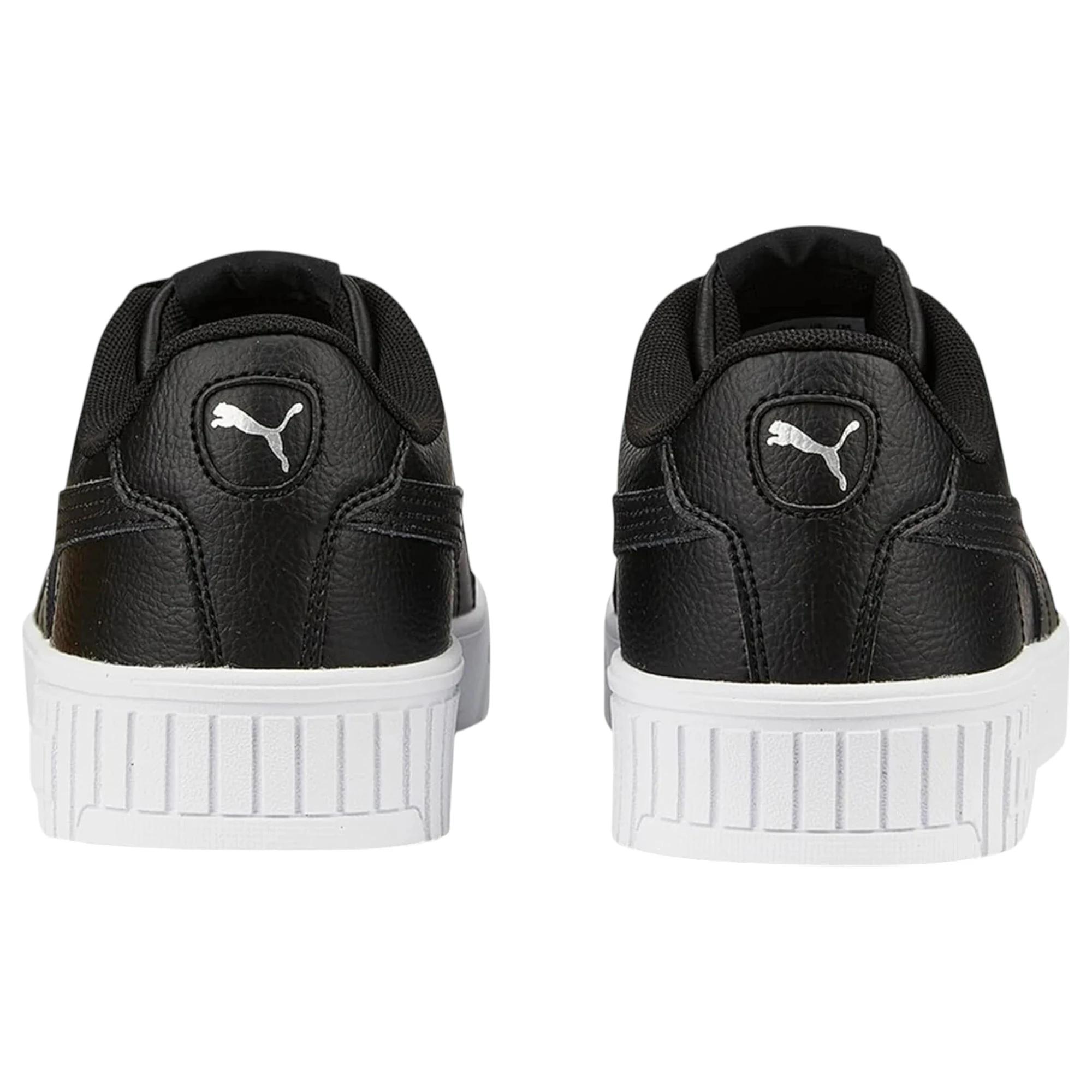 5 Puma Womens Carina 2.0 Sneakers Black Shoes BLACK, 5 of 6