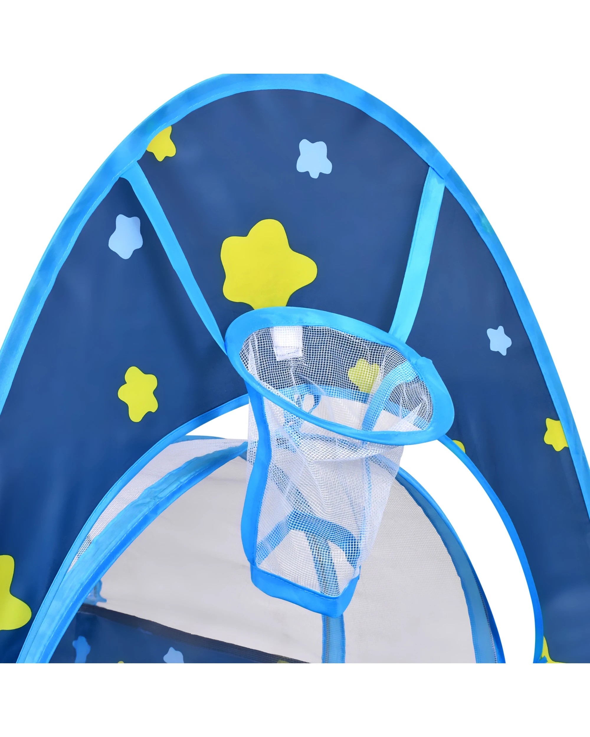 9 Advwin Pop-Up Kids Play Tent  with Tunnel Ball Pit and Basketball Hoop Activity Center, 9 of 9